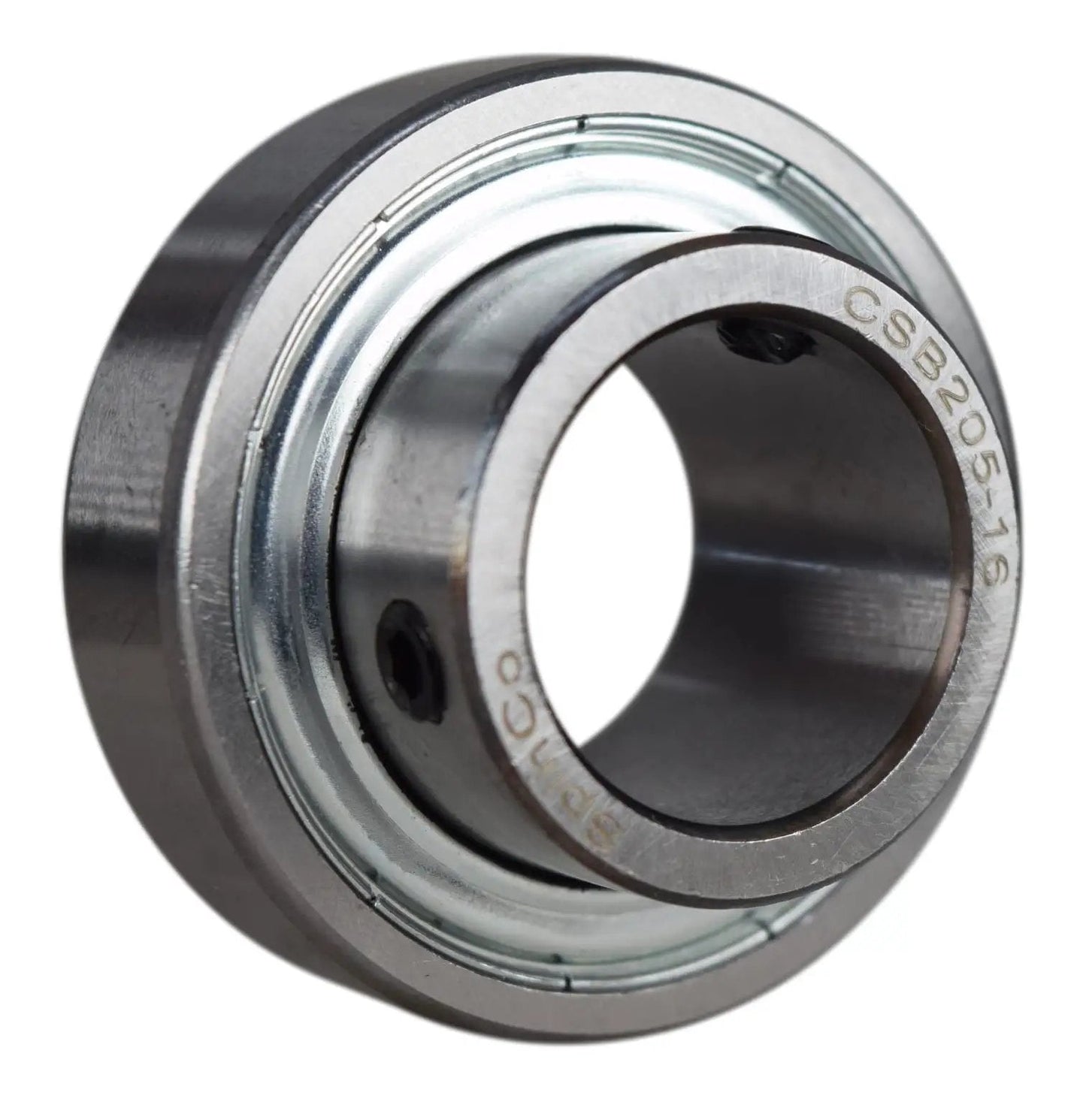 1 Inch Insert Ball Bearing With Two Set Screws For Shaft Mounting Narrow Inner Race And 52mm Outer Race Pre Lubed Models CSB205 16 FHSR205 16