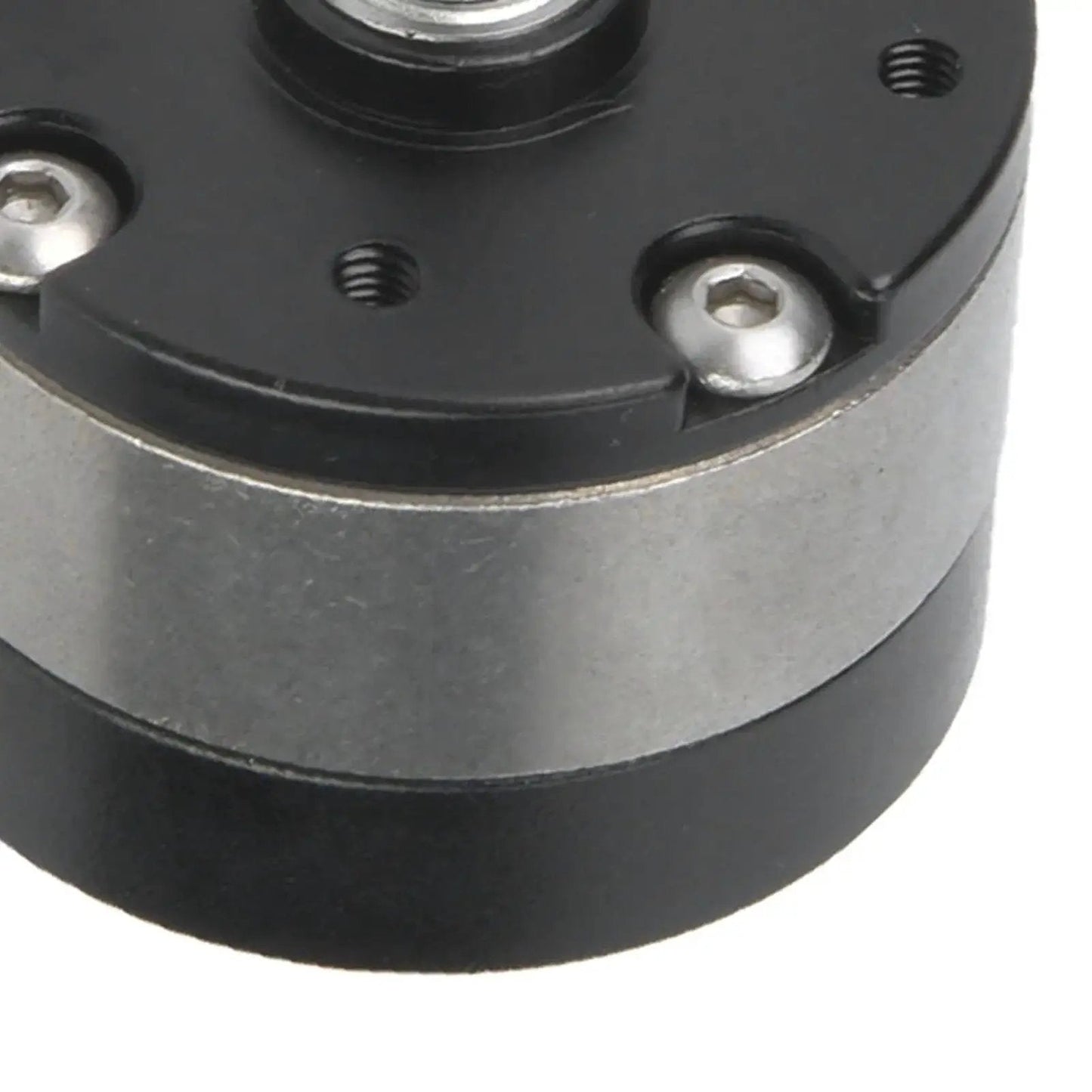 Close-up of three to one planetary gear reduction for RC 540 motors, all-metal, 27mm, VGEBY1 compatible for cars and trucks.