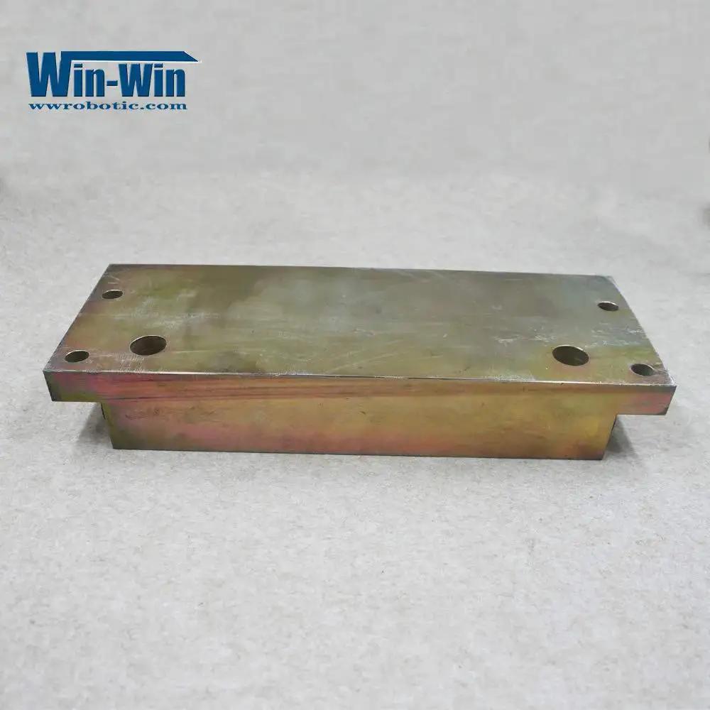 Hydraulic Manifold Top Mount for Waterjet Cutter Intensifier Pump 60k Flow Spare Part on neutral background
