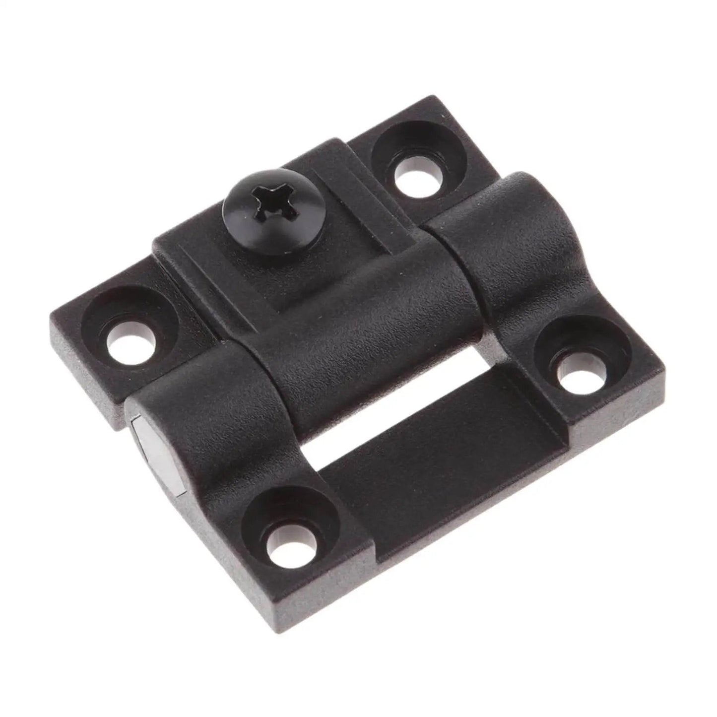 Black Adjustable Torque Door Hinges 4 Hole Sliding Bearing Hardware For Quiet Smooth Operation Position Control Heavy Duty Durable Door Hardware