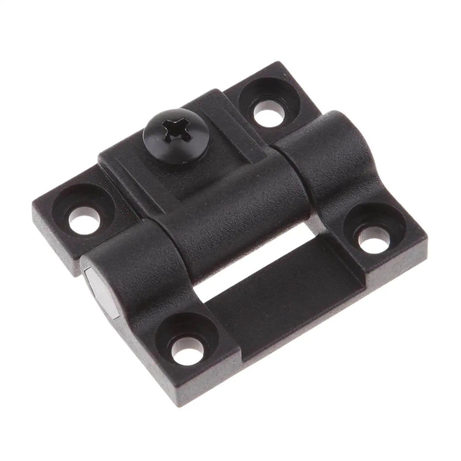 Black Adjustable Torque Door Hinges 4 Hole Sliding Bearing Hardware For Quiet Smooth Operation Position Control Heavy Duty Durable Door Hardware