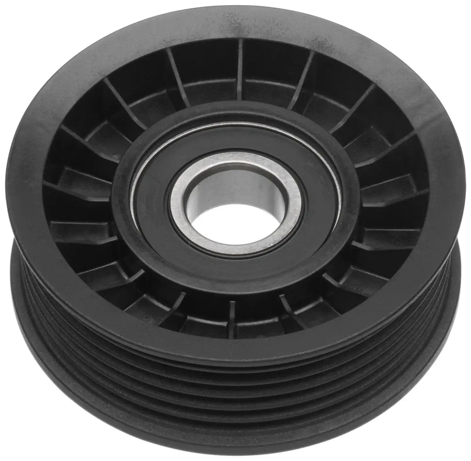 Premium Flanged Idler Pulley For GM Vehicles And Most Makes And Models That Keeps Your Drive Belt Properly Aligned And Routed ACDelco Gold Replacement Part For Top Notch Fit Form And Function