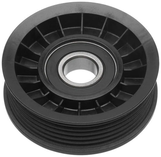 Premium Flanged Idler Pulley For GM Vehicles And Most Makes And Models That Keeps Your Drive Belt Properly Aligned And Routed ACDelco Gold Replacement Part For Top Notch Fit Form And Function