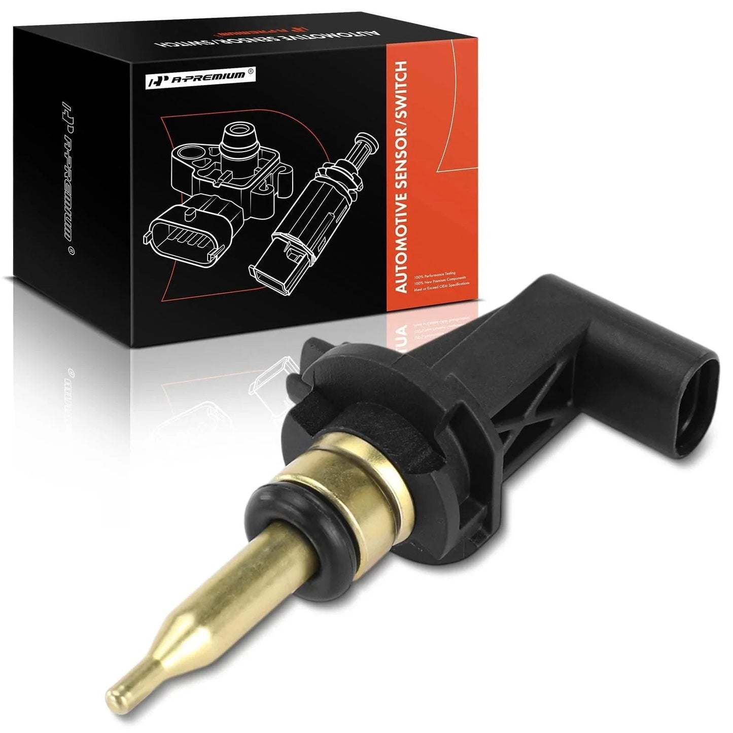 Temperature Sensor Replacement For Jeep Grand Cherokee 2017-2021 And Wrangler 2018-2021, Dodge Durango showing sensor and packaging.
