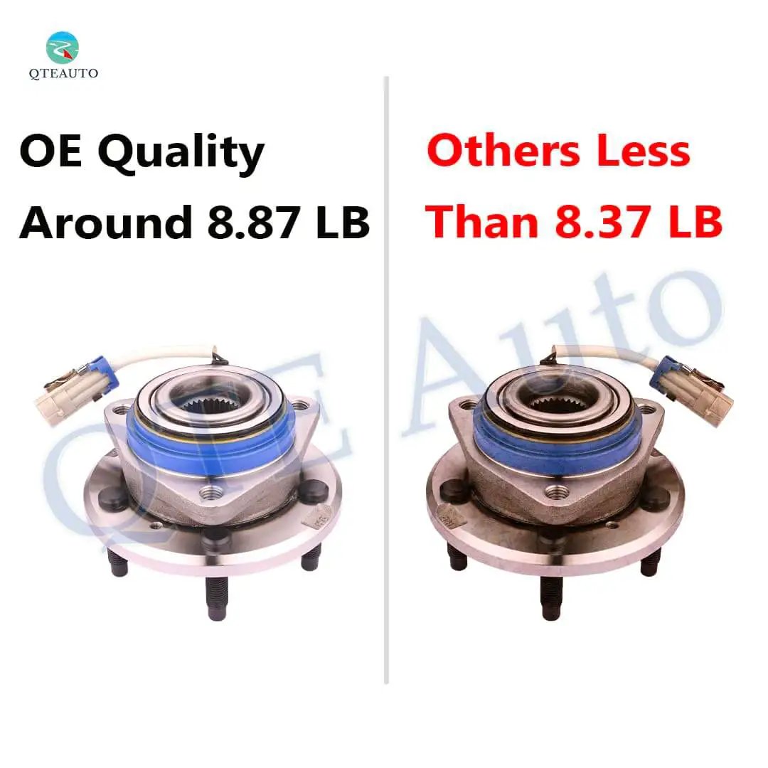 Front Wheel Hub Bearing Assembly Replacement Single Unit fits 1997 1998 1999 2000 2001 Cadillac DeVille Eldorado Seville without Heavy Duty Suspension First Design compared with others