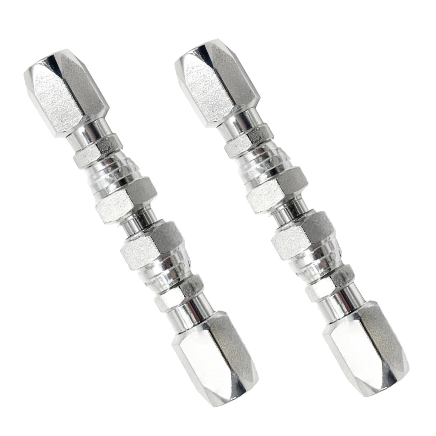 Two Pack Three Eighths Inch Hydraulic Hose Repair Kit With Two Wire Reusable Fittings Broad Compatibility For R2 R16 R17 And R19 Braided Hoses