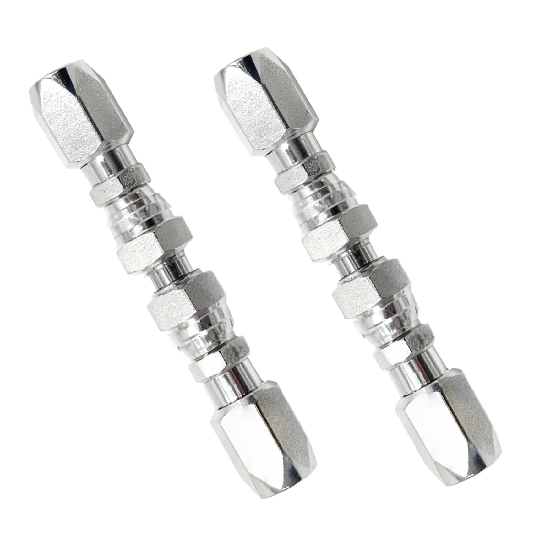 Two Pack Three Eighths Inch Hydraulic Hose Repair Kit With Two Wire Reusable Fittings Broad Compatibility For R2 R16 R17 And R19 Braided Hoses