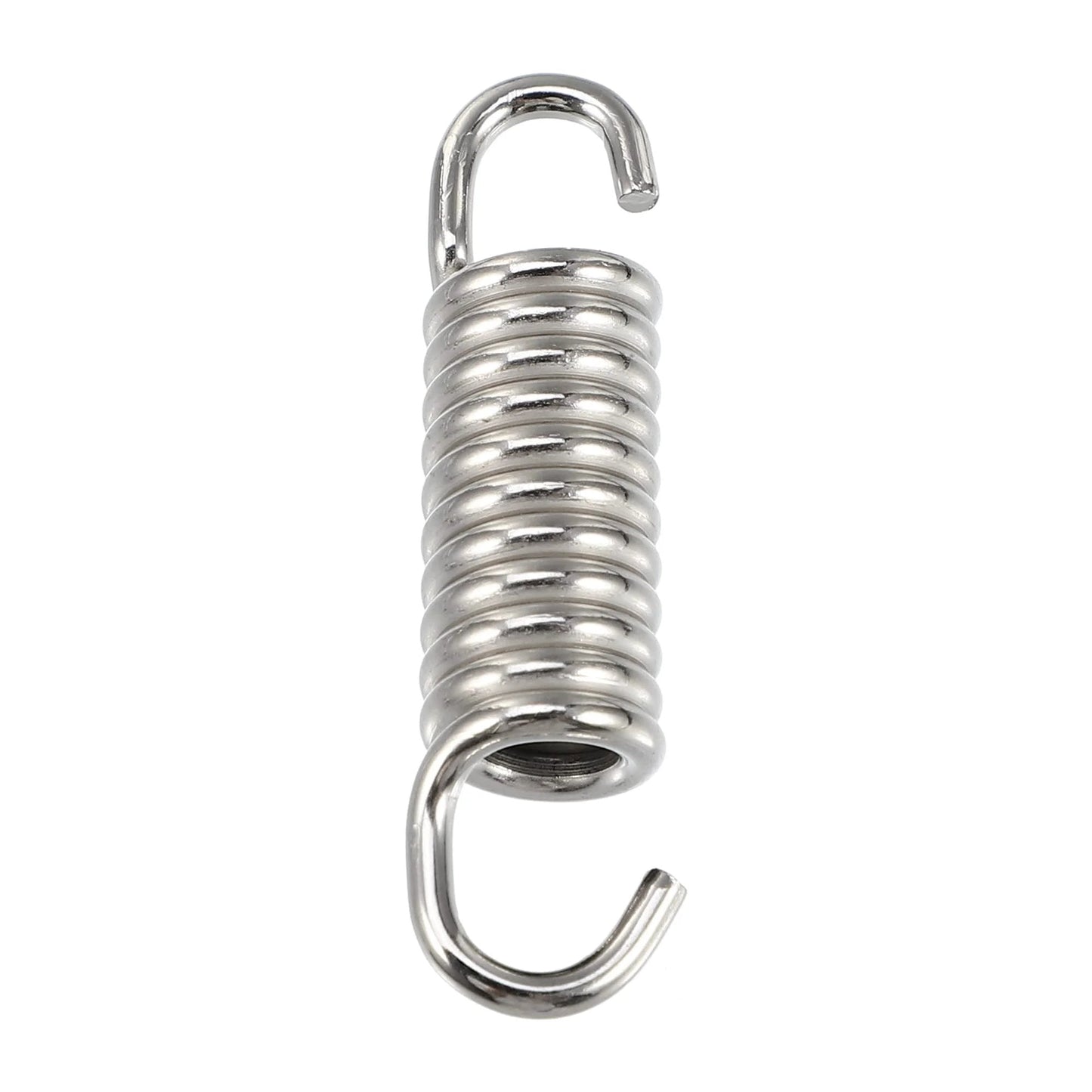 Universal Stainless Steel Exhaust Pipe Spring 43mm And 1.69 Inch Two Pack For Motorcycles Scooters And ATVs With Swivel Hook Design