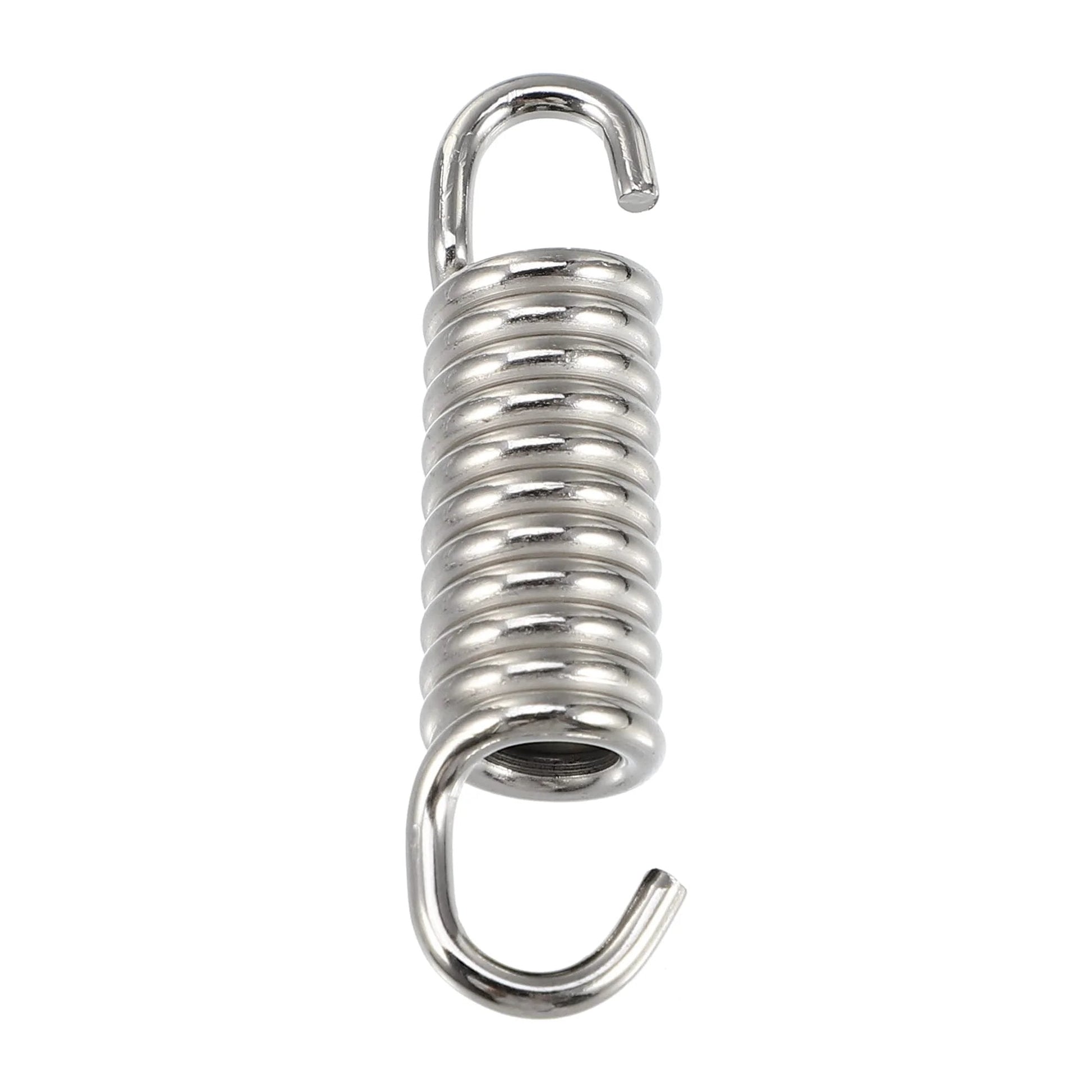 Universal Stainless Steel Exhaust Pipe Spring 43mm And 1.69 Inch Two Pack For Motorcycles Scooters And ATVs With Swivel Hook Design
