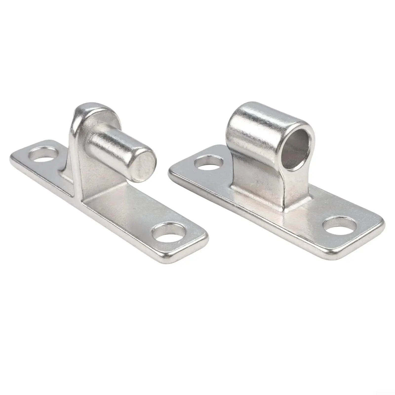 Heavy Duty 304 Stainless Steel Gate Hinges For Fence Barn Garden Doors 4.6 Inch Length 6mm Thick Plate High Load Capacity