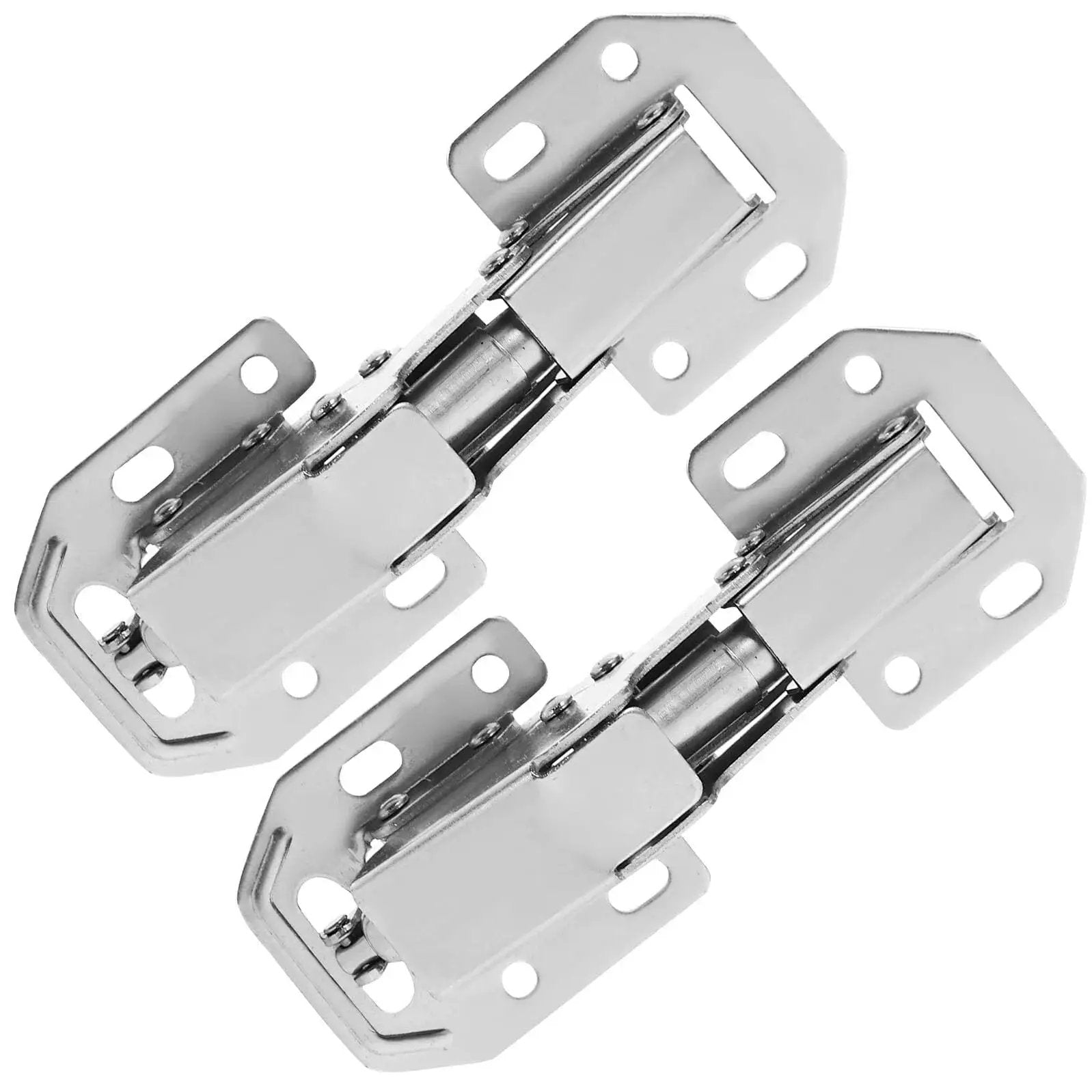 Hydraulic Soft Close Wardrobe Hinge Set Two Pack Concealed Cabinet Door Hinges With Thickened Base For Stable Fixation And Heavy Duty Load