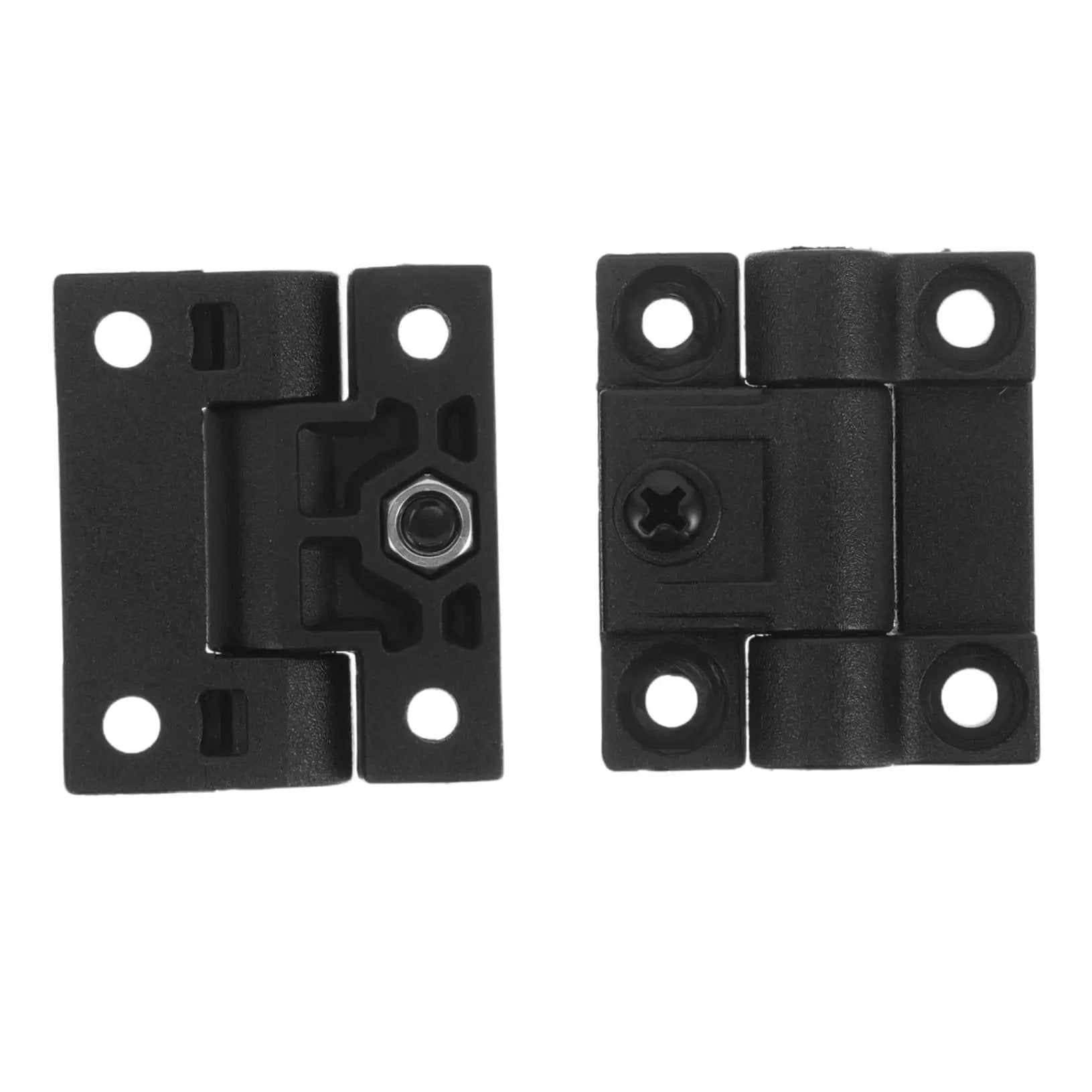 Plastic Folding Cabinet Hinge With 90 Degree Torque Friction Adjustable Arm Reinforced Ball Bearing Anti Sag Design