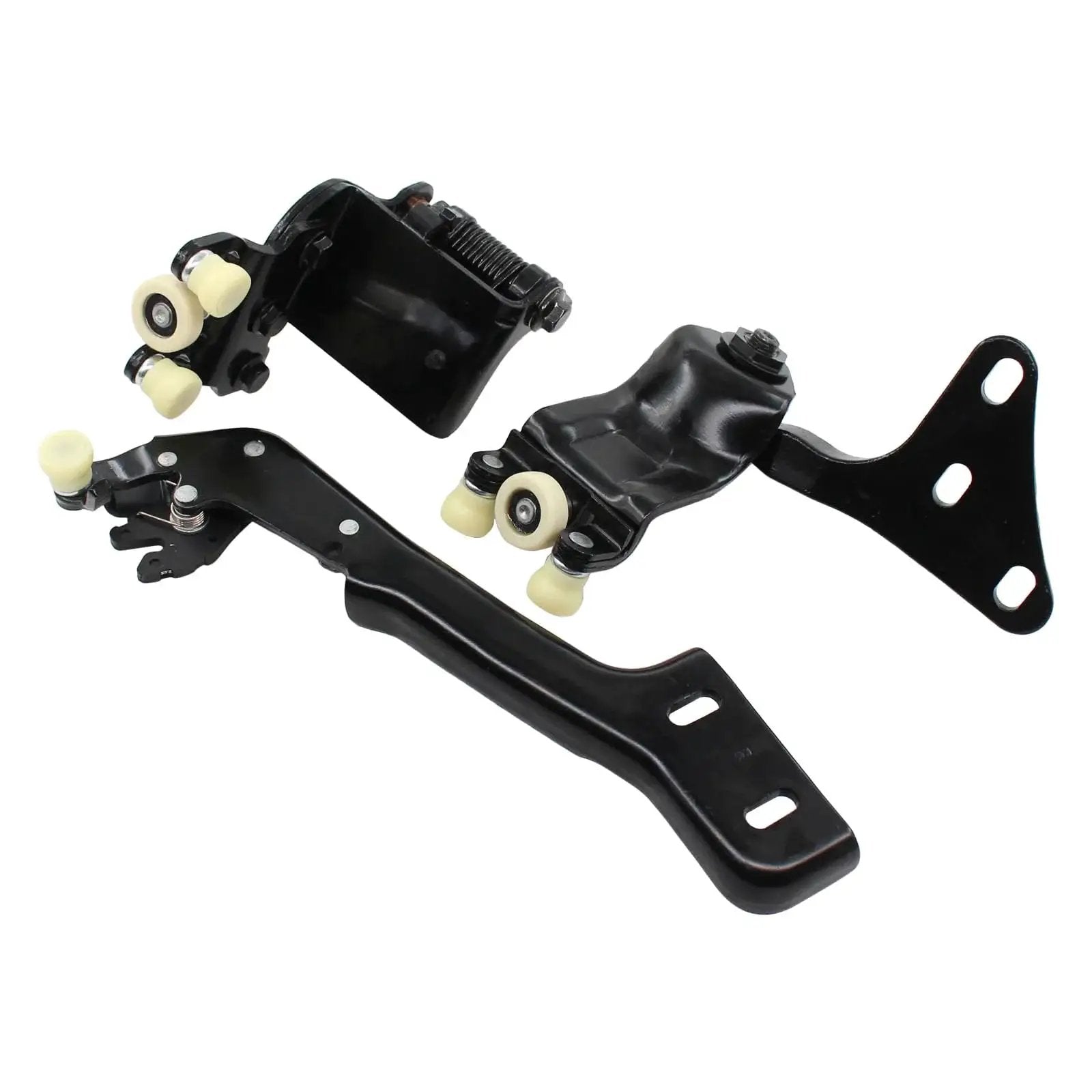 3 Piece Right Side Upper Middle And Lower Sliding Door Hinge Roller Set For Ford Transit 150 250 350 2015-2020 Durable High Rigidity Replacement Parts For Smooth Quiet Sliding And Long Lasting Performance