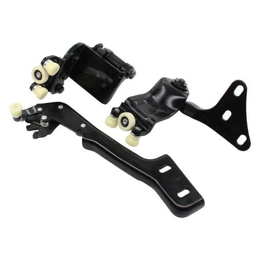 3 Piece Right Side Upper Middle And Lower Sliding Door Hinge Roller Set For Ford Transit 150 250 350 2015-2020 Durable High Rigidity Replacement Parts For Smooth Quiet Sliding And Long Lasting Performance