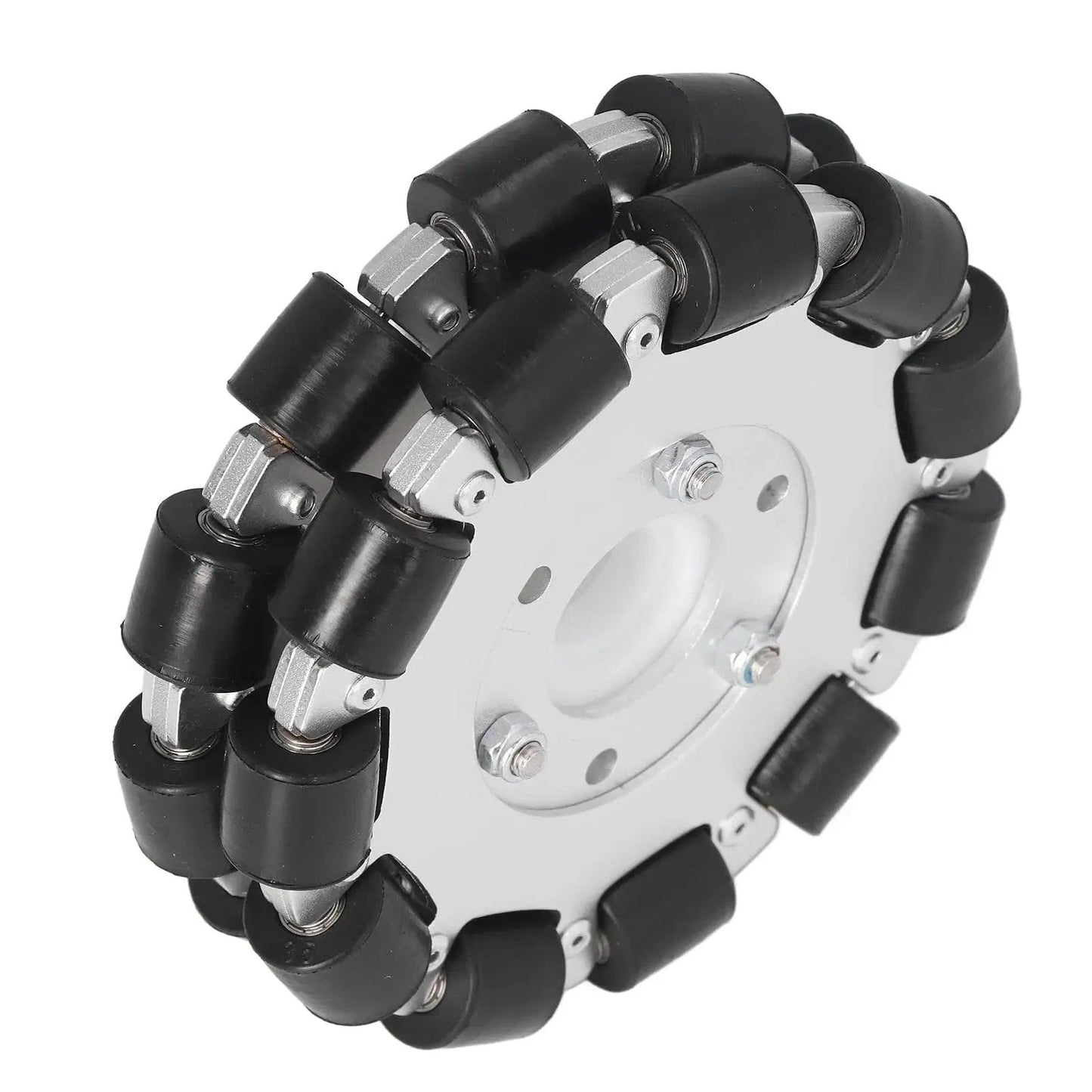 Double Aluminum Omni Wheel 127mm Premium Omni Directional Wheel With 360 Degree Rotation for robot replacement parts