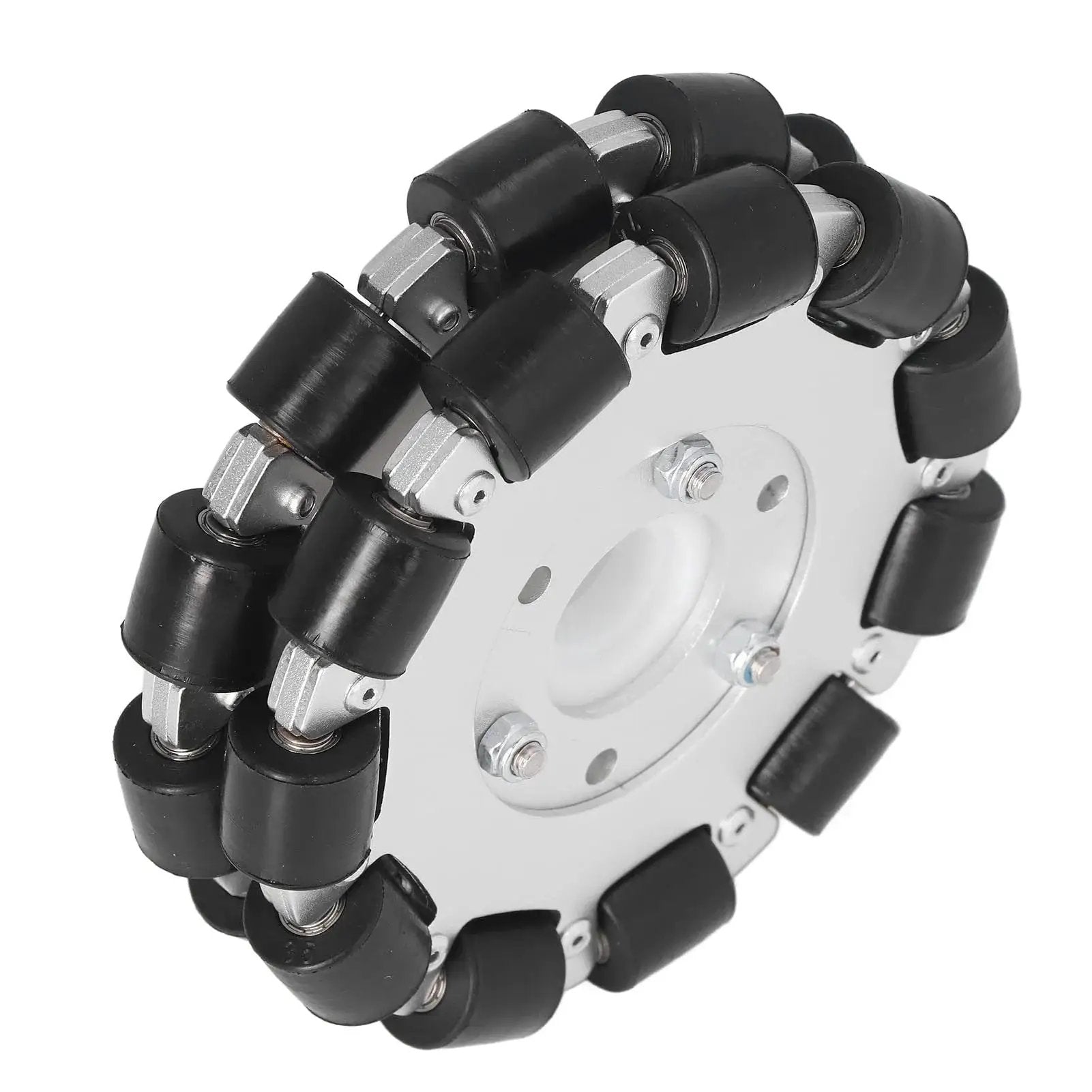 Double Aluminum Omni Wheel 127mm Premium Omni Directional Wheel With 360 Degree Rotation for robot replacement parts