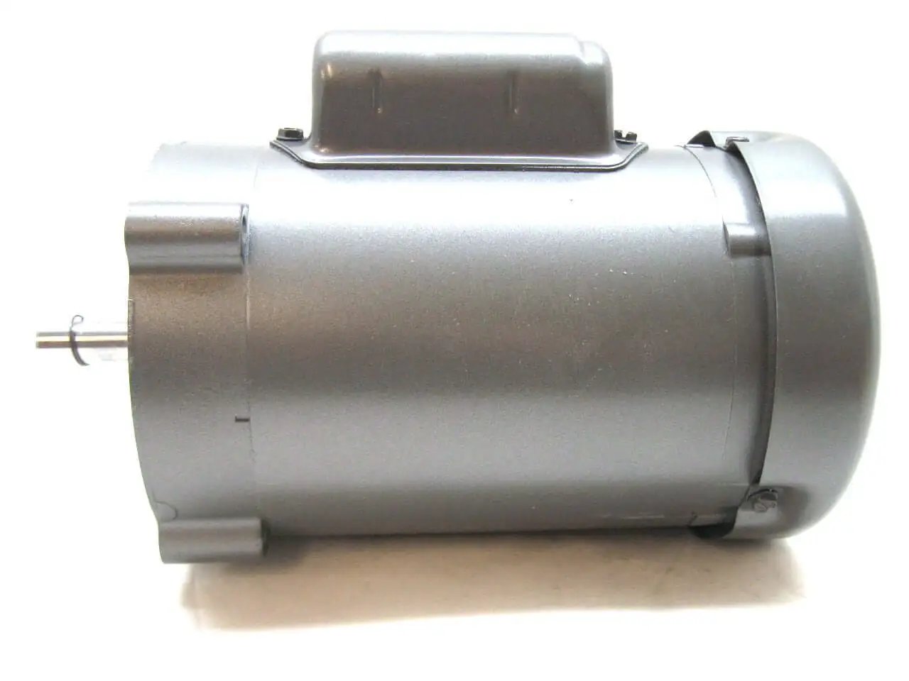 Side view of Single Unit General Purpose Single-Phase 1/3 HP AC Motor, 56C Frame TEFC Enclosure, 1,725 RPM at 60Hz