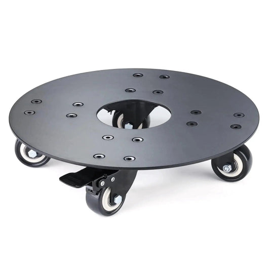 Heavy Duty Plant Caddy On Wheels With 3.0mm Aluminum Alloy Frame Supports Round Pots Up To 12 Inch Durable Stand