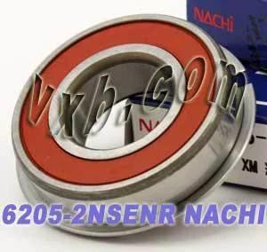 6205-2NSENR Nachi Bearing 25x52x15mm Sealed C3 Snap Ring Bearing