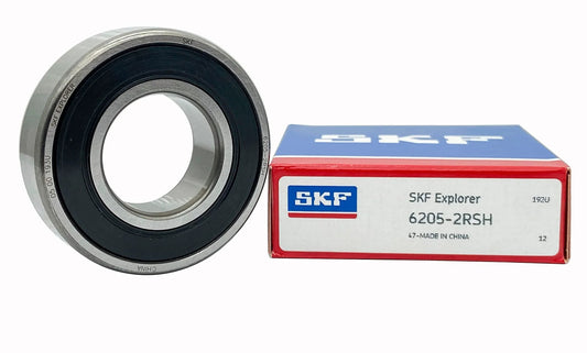 2 Pack 6205-2RSH Deep Groove Ball Bearings 25x52x15mm Double Sealed