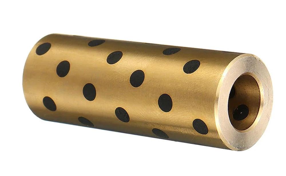 6mm self lubricating Graphite Brass Bushing Sleeve Oilless Bearing 6x12x35mm