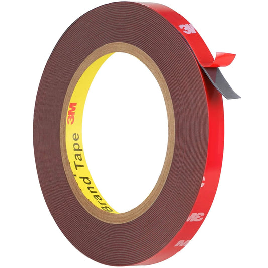 Heavy Duty Waterproof Double Sided Foam Tape 33ft Long 0.4 Inch Wide Strong Adhesive Mounting Tape For LED Strips Automotive Home Office Outdoor Decor 3M VHB Technology in roll