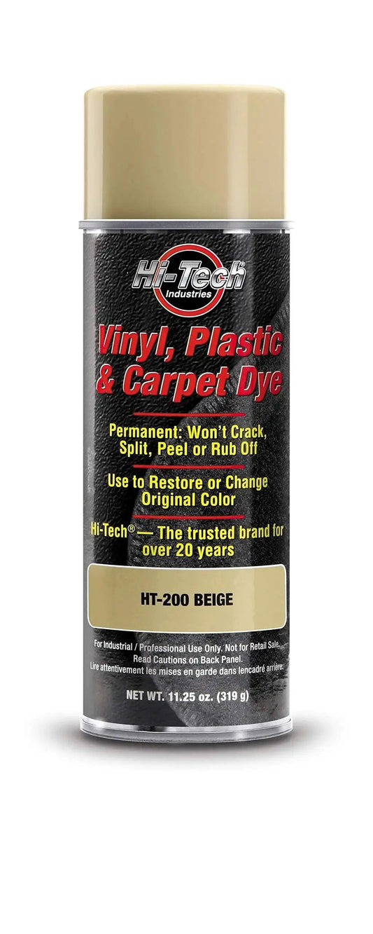 Beige Vinyl Plastic And Carpet Dye For Automotive Interior Restores Surfaces 11.25 oz aerosol can front view
