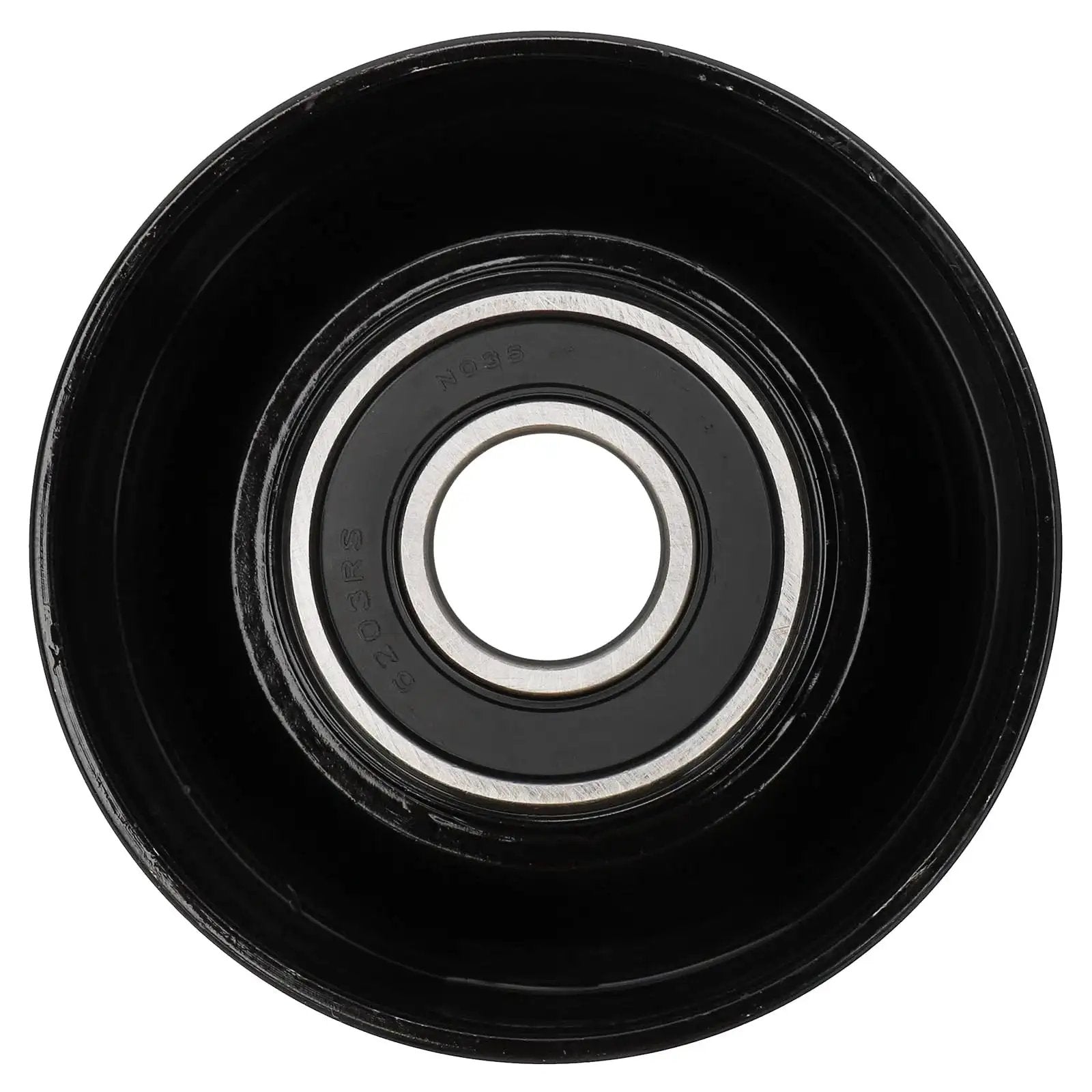 Front view of Drive Idler Pulley Replacement For Dodge Grand Caravan Jeep Grand Cherokee Chrysler Town And Country Voyager Pacifica 2.7L 3.3L 3.8L V6 OE Quality Direct Fit For 1997 To 2004 Jeep Grand Cherokee And 2001 To 2007 Dodge Minivan Models