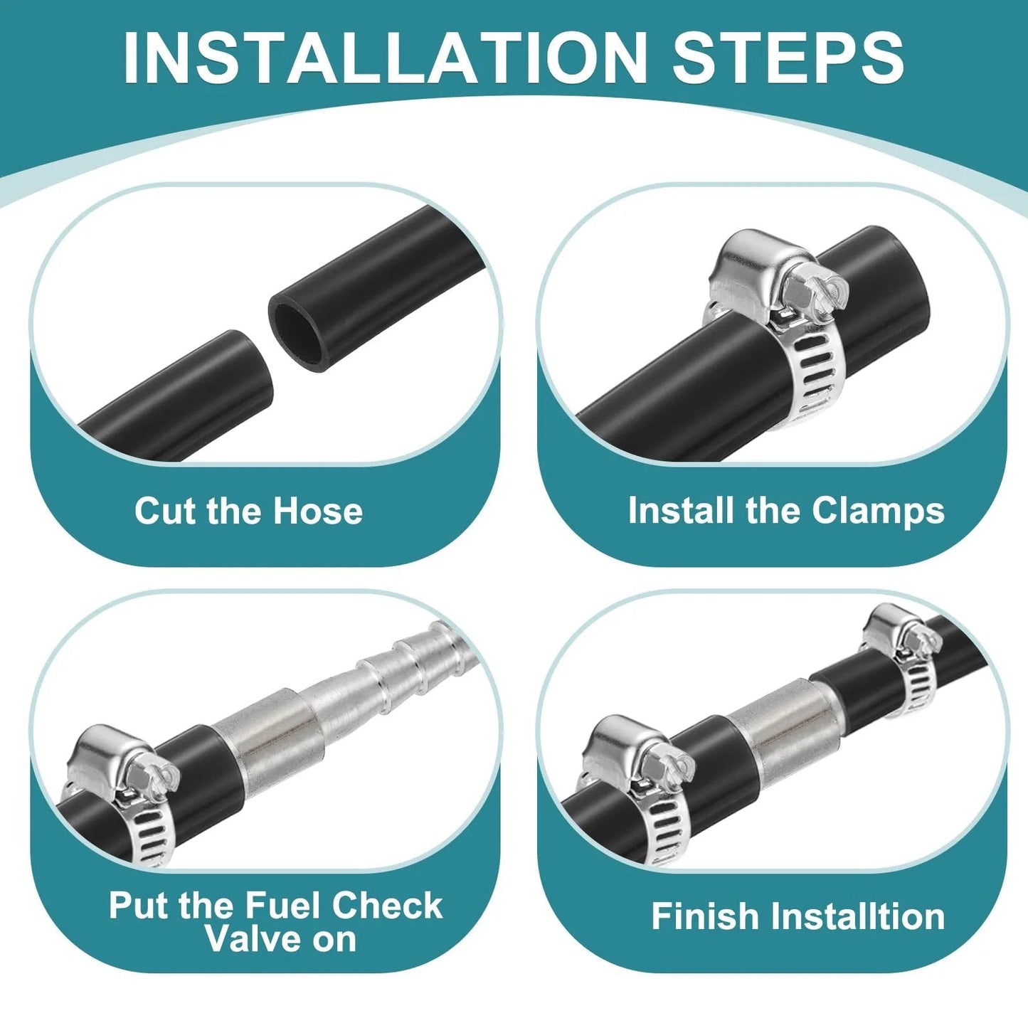 Installation steps for Stainless Steel Hose Barb Reducer Fittings Kit Two Pack Seven Eighths Inch To Five Eighths Inch 304 Stainless Sanitary Adapter For Vacuum Systems And Industrial Pipe Connections.