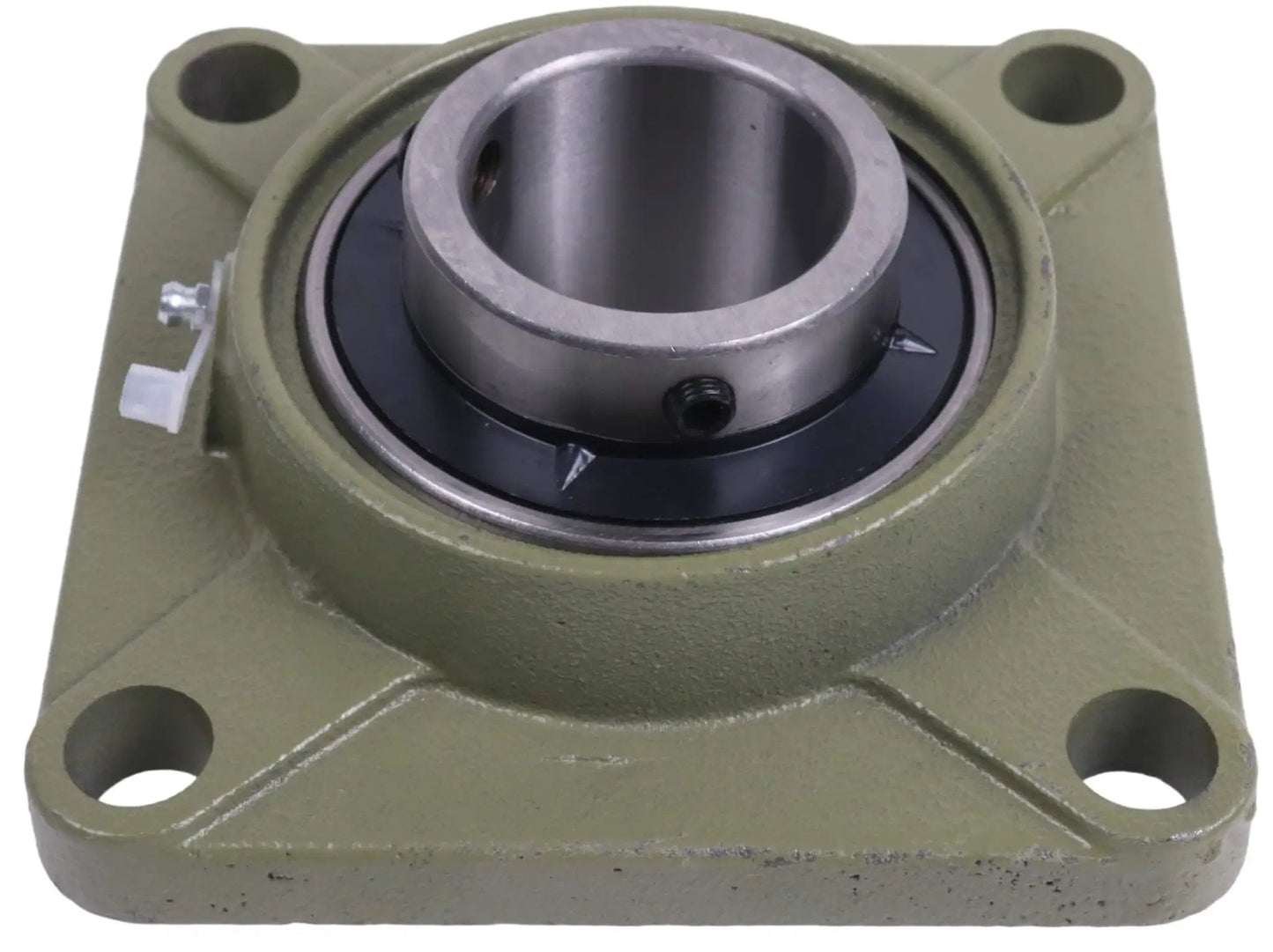 Two Inch Bore Four Bolt Flange Bearing With Set Screws F4B-SC-200 UCF211-32 SF-2 FY-2-TM, front view of industrial machinery part