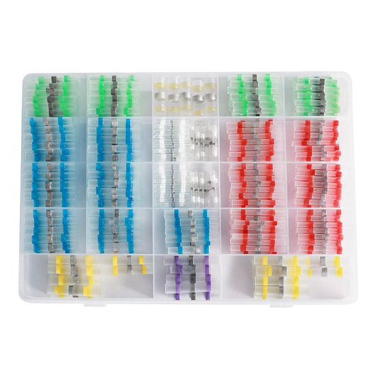 400pcs Solderless Heat Shrink Waterproof Electrical Docking Joints For Sealing Wire Connections DIY Wiring And Quick No Soldering Required Crimp Free Connectors Ready For Heat Gun Use