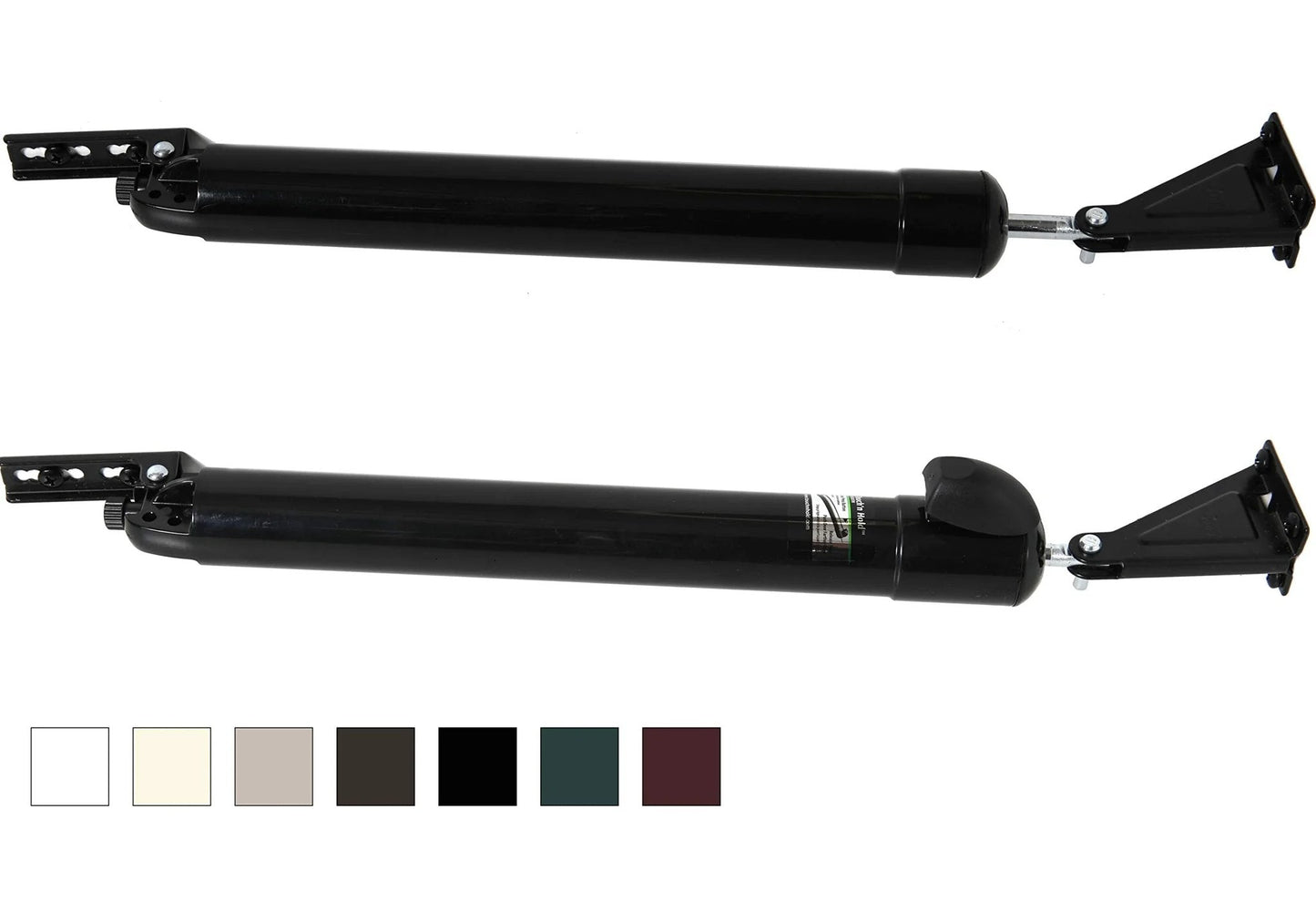 Touch N Hold Smooth Dual Door Closer System Black Heavy Duty With Touch Button Hold Open Feature And Smooth Closing Motion For Storm And Security Doors Medium To Heavy Weight New Door Replacement