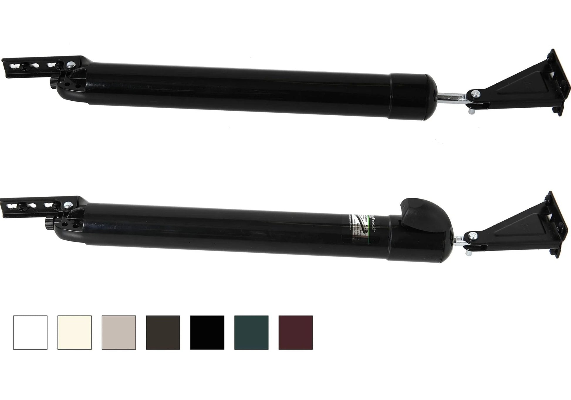 Touch N Hold Smooth Dual Door Closer System Black Heavy Duty With Touch Button Hold Open Feature And Smooth Closing Motion For Storm And Security Doors Medium To Heavy Weight New Door Replacement