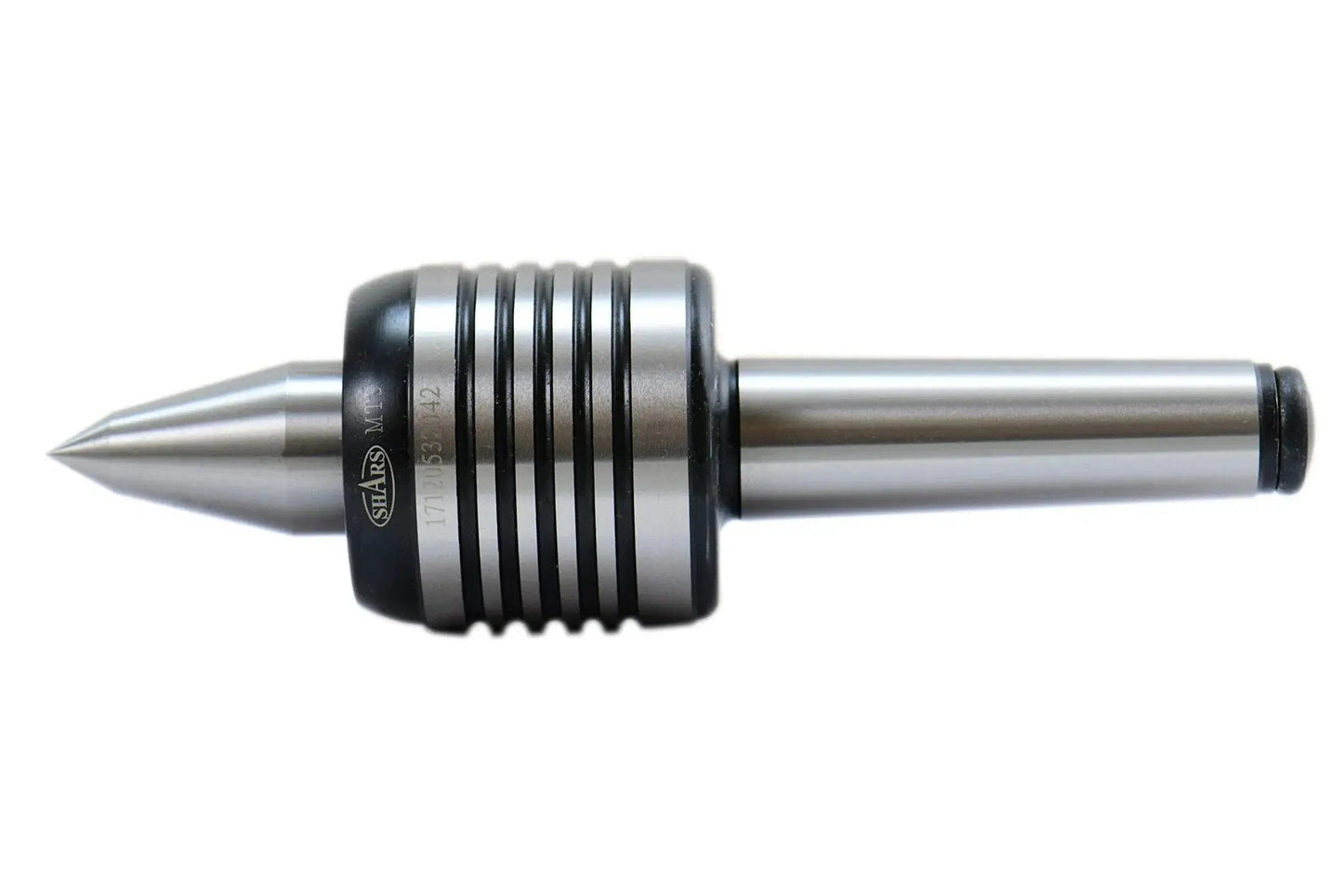 3MT Long Nose Live Center For Lathe CNC With Triple Bearing 60 Degree Point High Precision side view