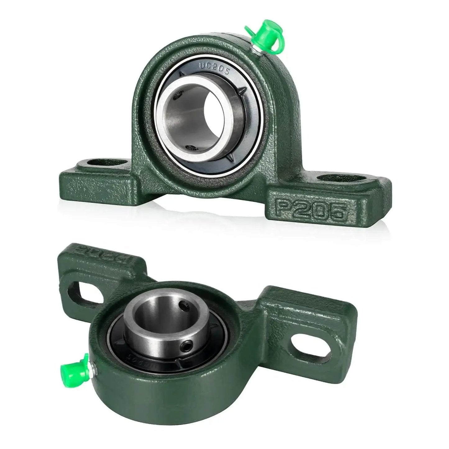 Pillow Block Bearing With 1 Inch Shaft Bore And Solid Cast Iron Base For Self Aligning UCP205-12 Swamp Cooler Parts Pack Of 2