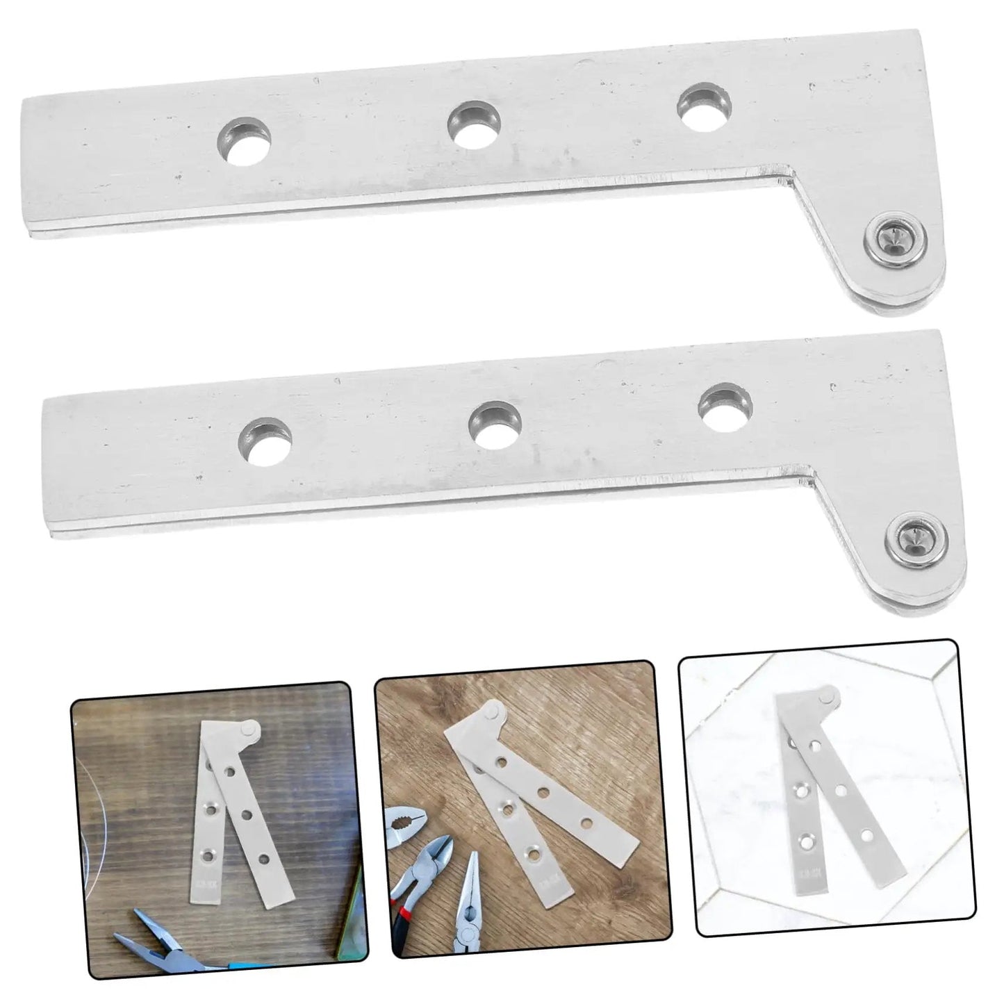 Concealed Shaft Door Hinge Set For Cabinets And Windows Rotating Pivot Hinge 4 Pieces Heavy Duty Load Bearing Hidden Aesthetic Design