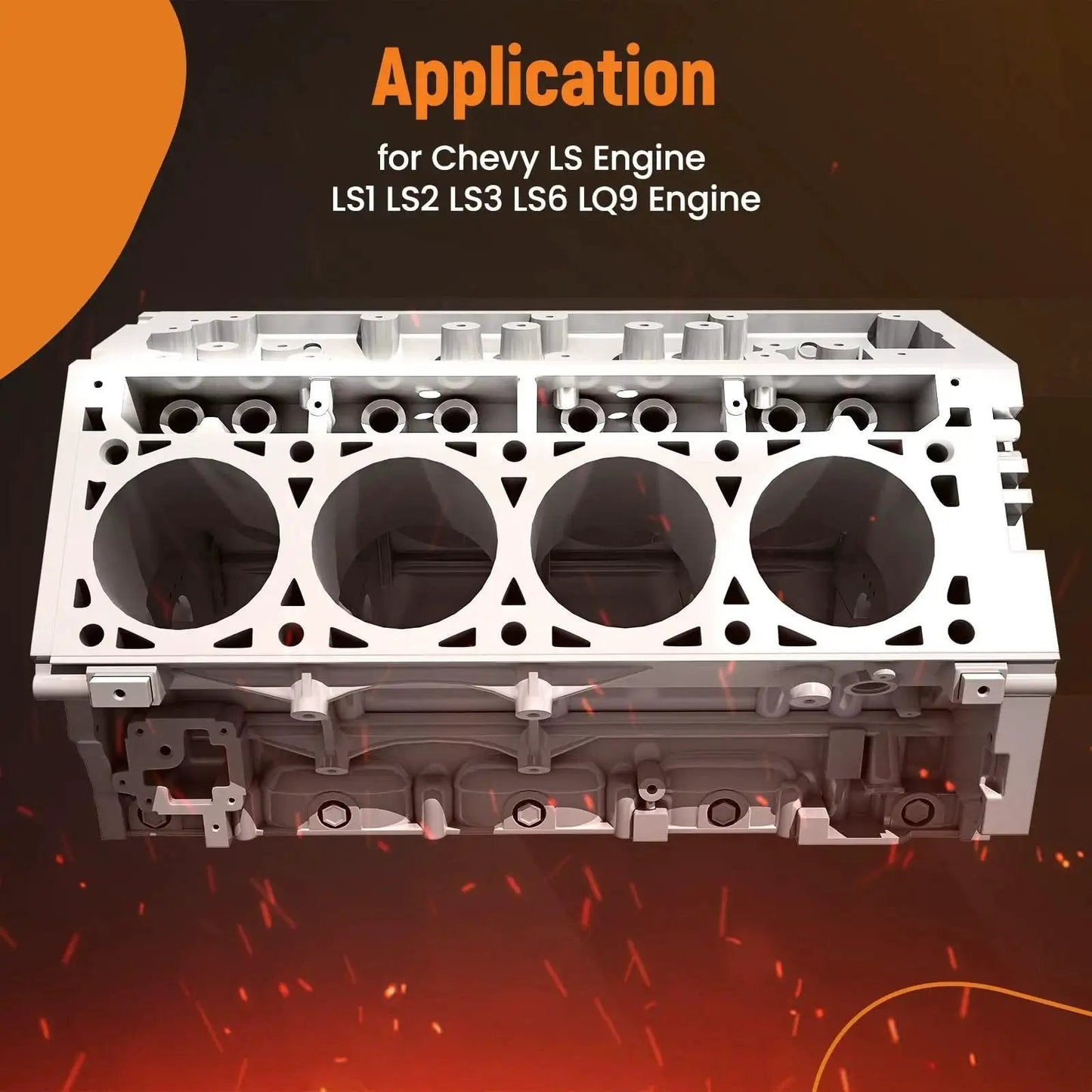 Application illustration for 38 Inch Cam Bearing Installation and Removal Tool for Chevy GM LS Engines LS1 LS2 LS3 LS6 LQ9