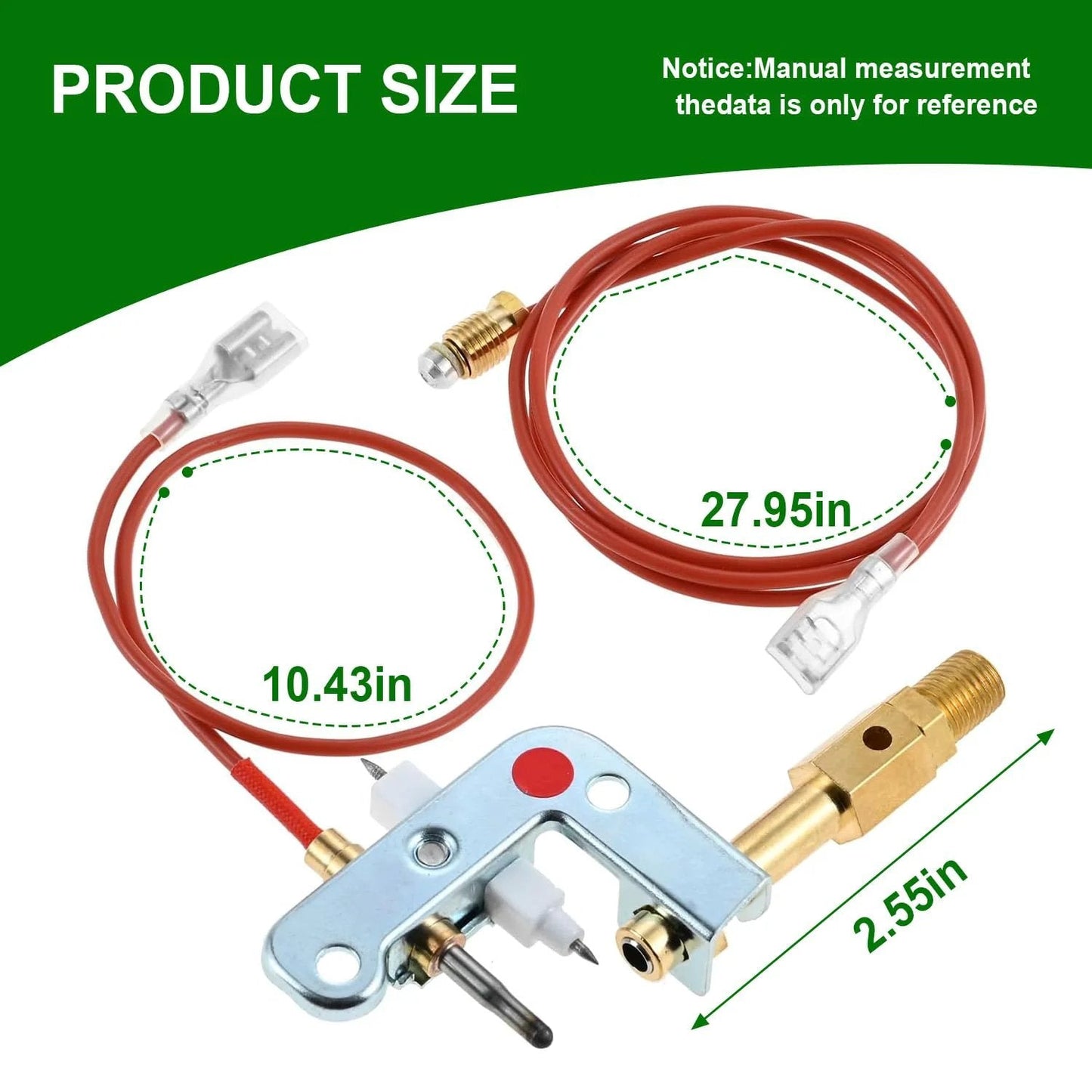 Exact Fit Pilot Assembly Direct Replacement For Mr Heater Portable Buddy MH9B MH9BX And DeWalt 78422 ODS Compatible dimensions