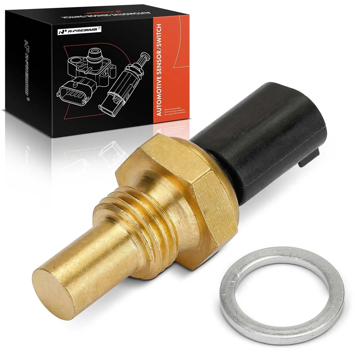 Engine Coolant Temperature Sensor 2 Pin Fits Chrysler Dodge Jeep Mercedes Benz Works With Journey C230 C240 C280 E300