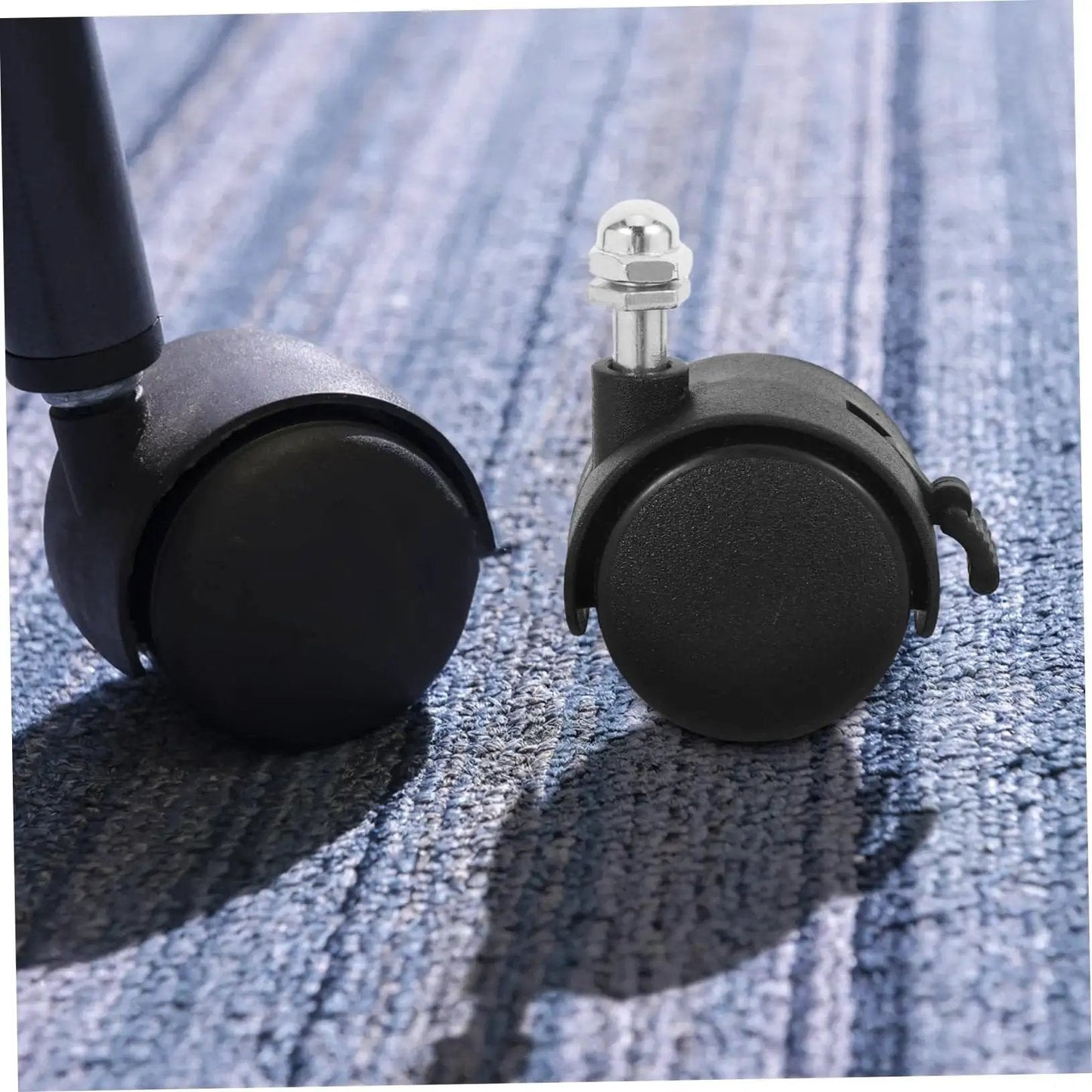 Replacement Caster Wheels With Brakes For Electric Oil Filled Heaters And Radiators Threaded Stem Swivel Casters Pair