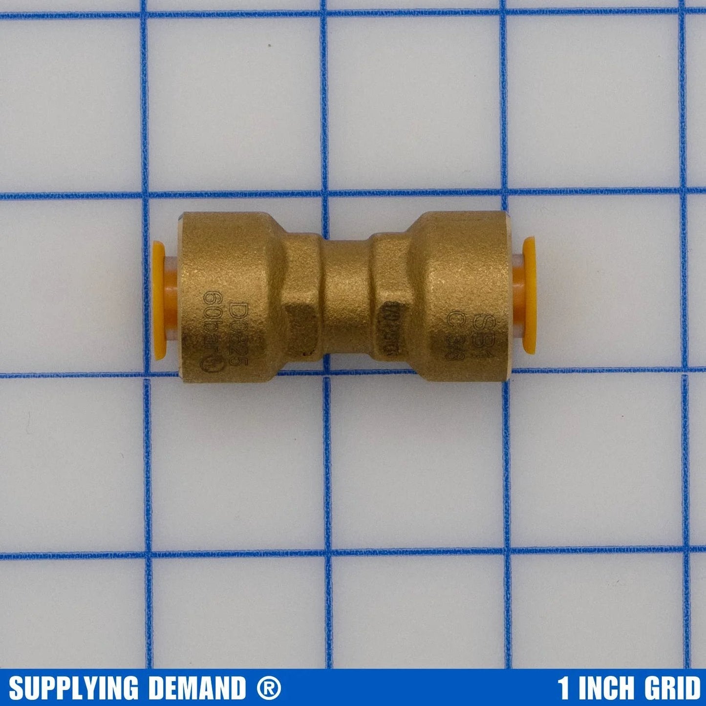 Three Eighth Inch Quick Connect Brass Coupler SB1 Easy Install For HVAC Systems No Brazing Tools Or Purge Needed C3771 Brass Body