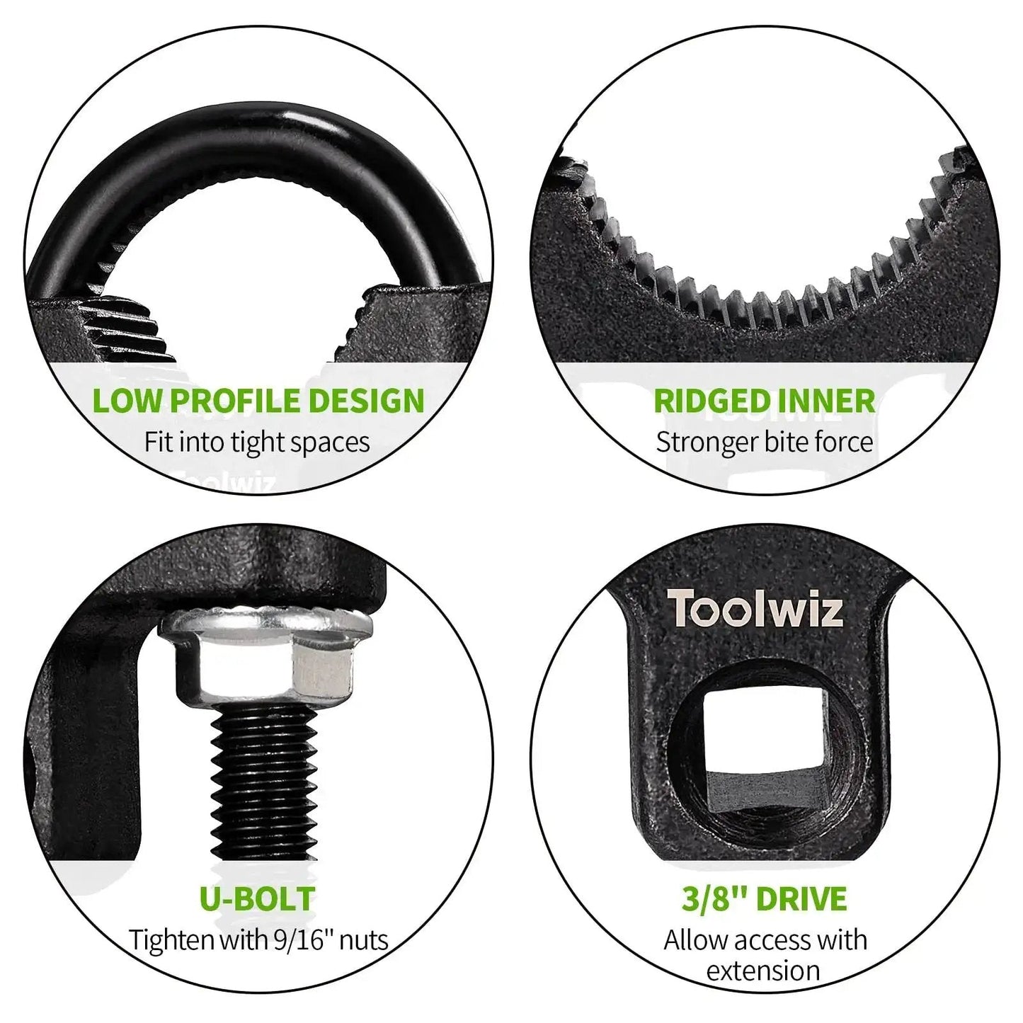 Inner Tie Rod Removal Tool Three Eighths Inch Universal Low Profile 30 To 42MM features and design highlights.