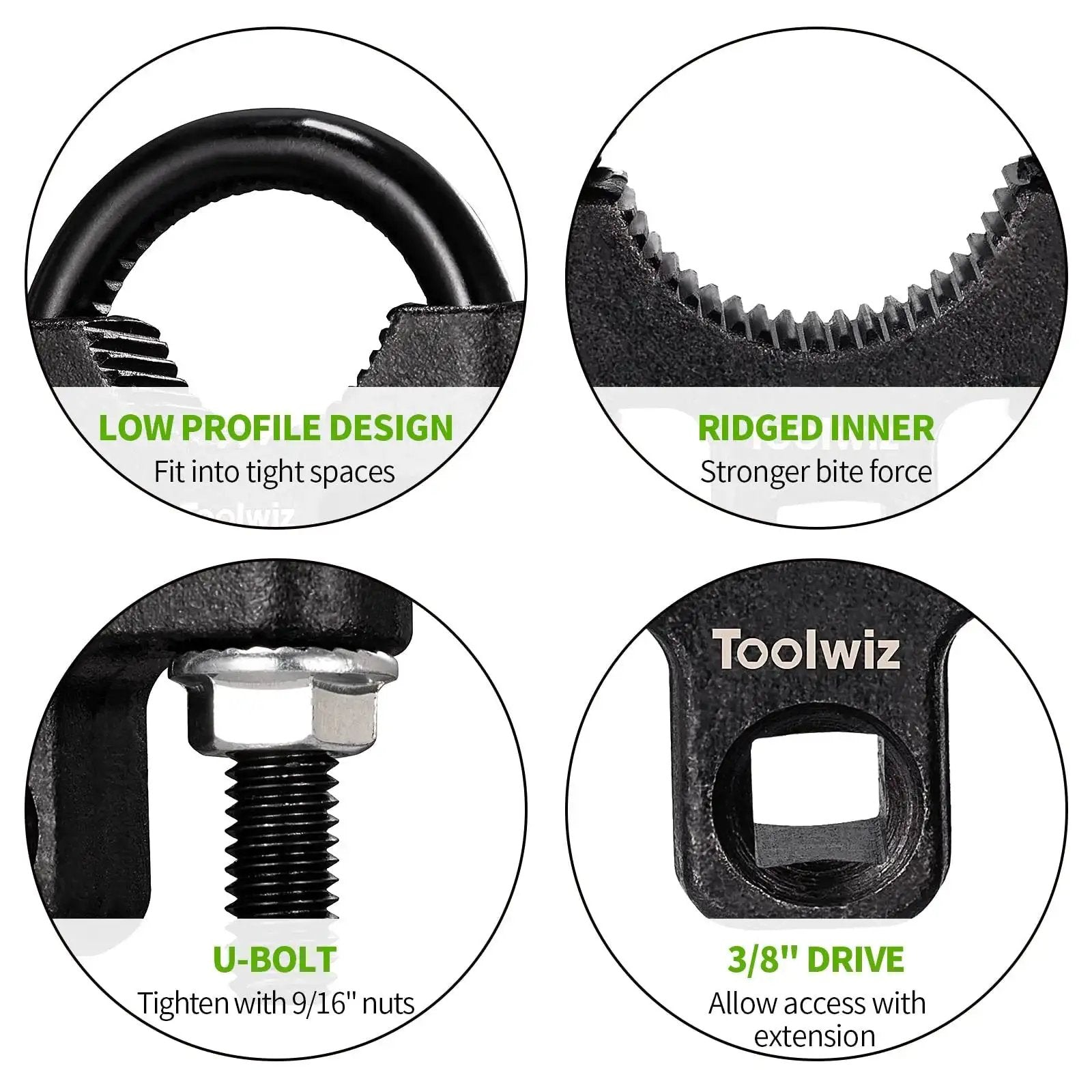 Inner Tie Rod Removal Tool Three Eighths Inch Universal Low Profile 30 To 42MM features and design highlights.