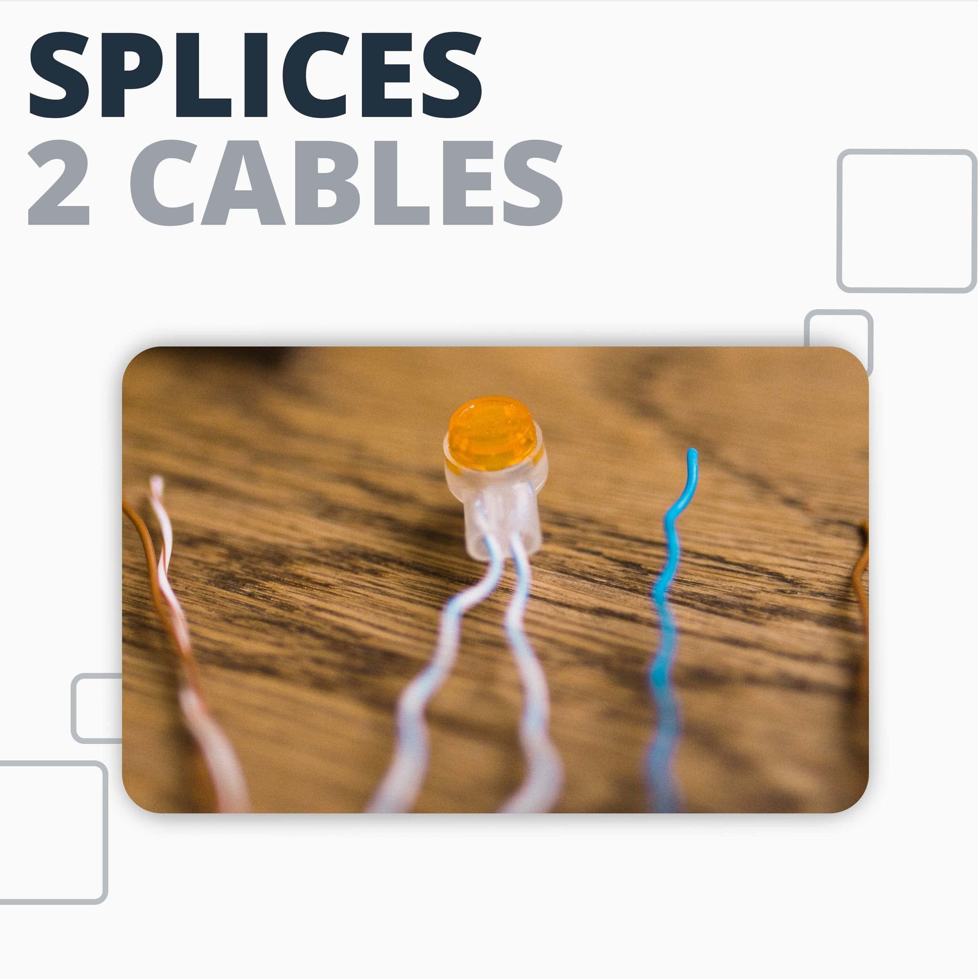 Close-up of a Quality Presslok Solvent Resistant Wire Splice Terminal sealing two cables with anticorrosive gel-filled chamber.