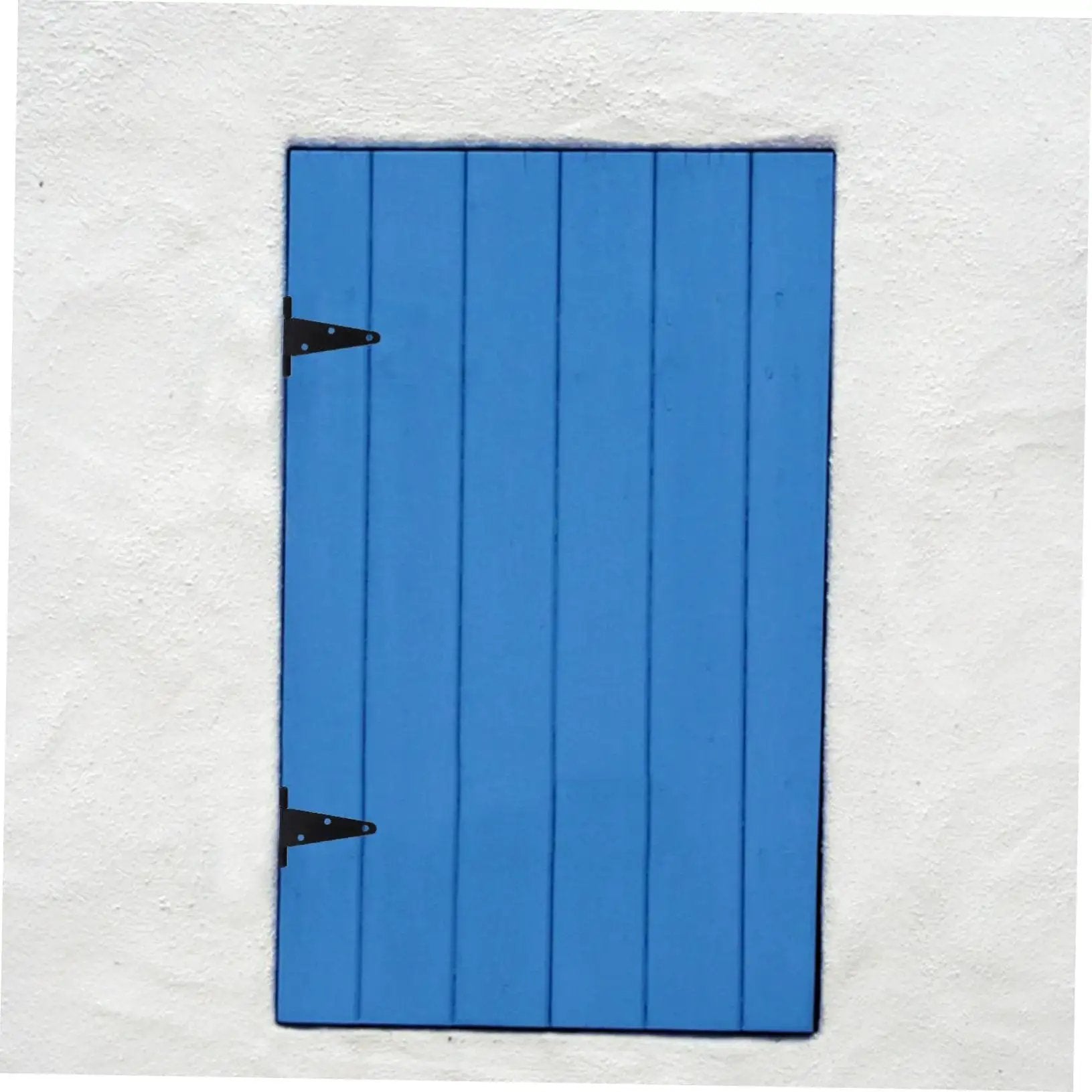 Heavy Duty Slotted Door Hinges Set For Outdoor Gates Sheds And Barns With High Toughness Iron Construction Extended T Shape Design