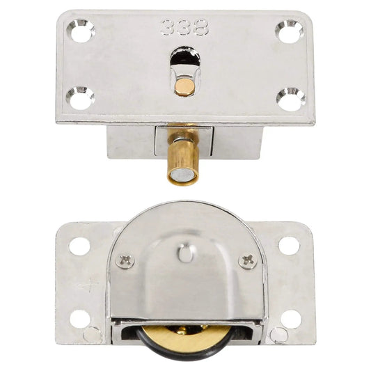 Smooth Sliding Cabinet Door Hardware Set With Durable Stainless Steel Single Wheel Rollers And Zinc Alloy Pulley Track For Effortless Closet Wardrobe Upgrades Top And Bottom Replacement Parts For Your Home Furniture In Sleek Silver Finish Kickass Build