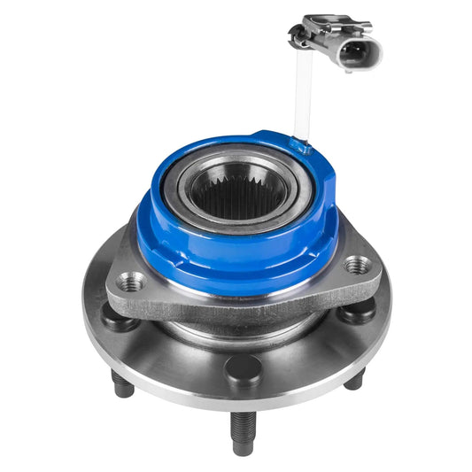 Front Wheel Hub Bearing Assembly With ABS Fits GM Vehicles Impala Monte Carlo Venture Bonneville Grand Prix Trans Sport Saturn Five Lug 1 Piece Direct Replacement For GM Front Axle Hub