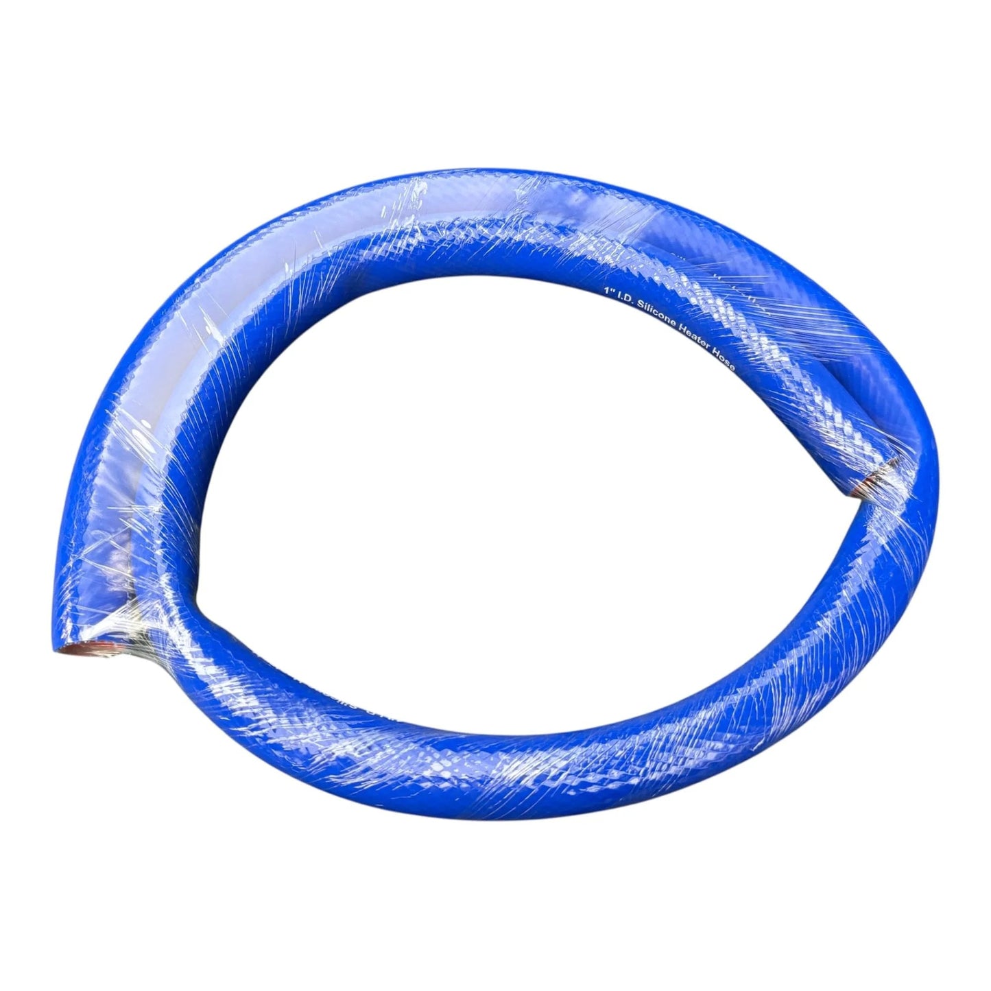 One Inch Silicone Heater Hose Five Foot Roll High Temperature Flexible Durable Automotive And Industrial Hose Blue And Orange Ideal For Engine Cooling Radiator Lines Turbo Intercooler And Heavy Duty Applications coiled view