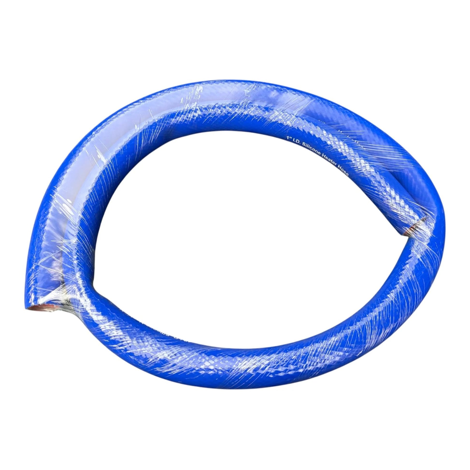 One Inch Silicone Heater Hose Five Foot Roll High Temperature Flexible Durable Automotive And Industrial Hose Blue And Orange Ideal For Engine Cooling Radiator Lines Turbo Intercooler And Heavy Duty Applications coiled view