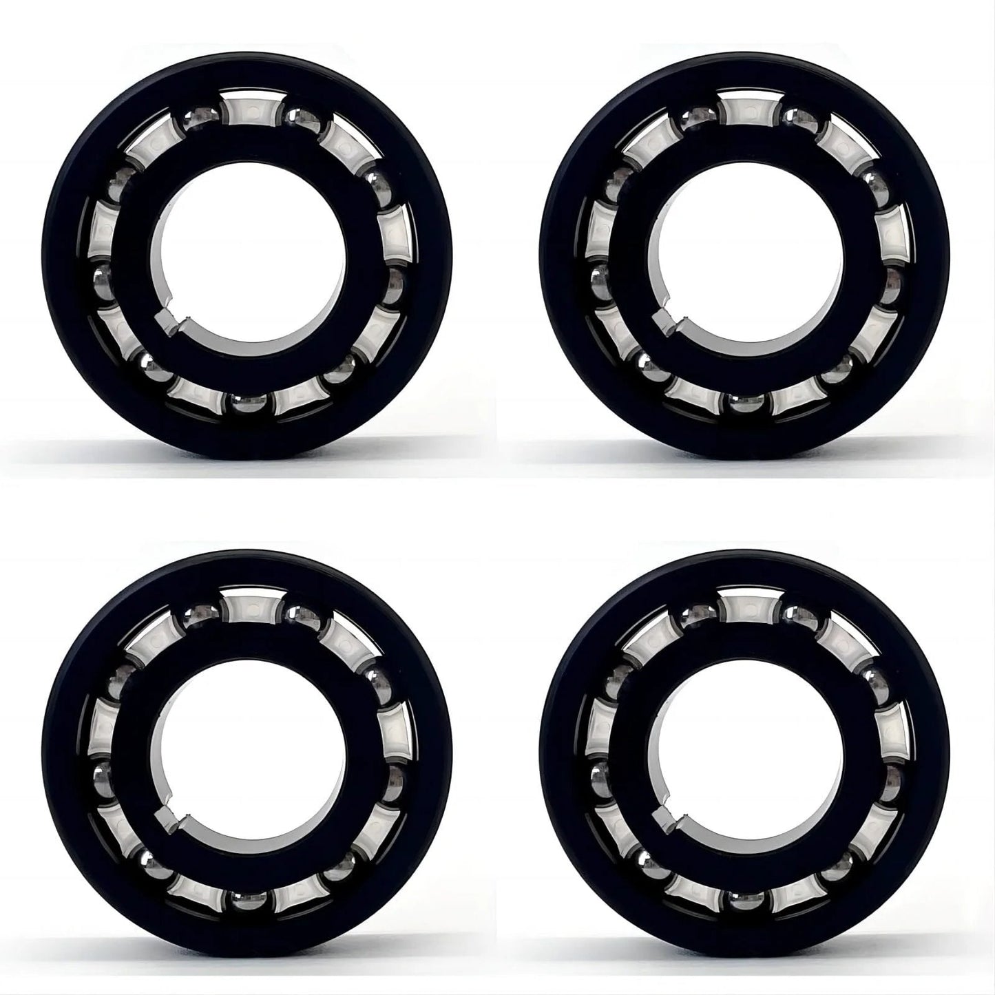 AXV055P Turbine Bearing Replacement Parts 4 Pack for Pool Vacuum Cleaners showing four sealed ball bearings